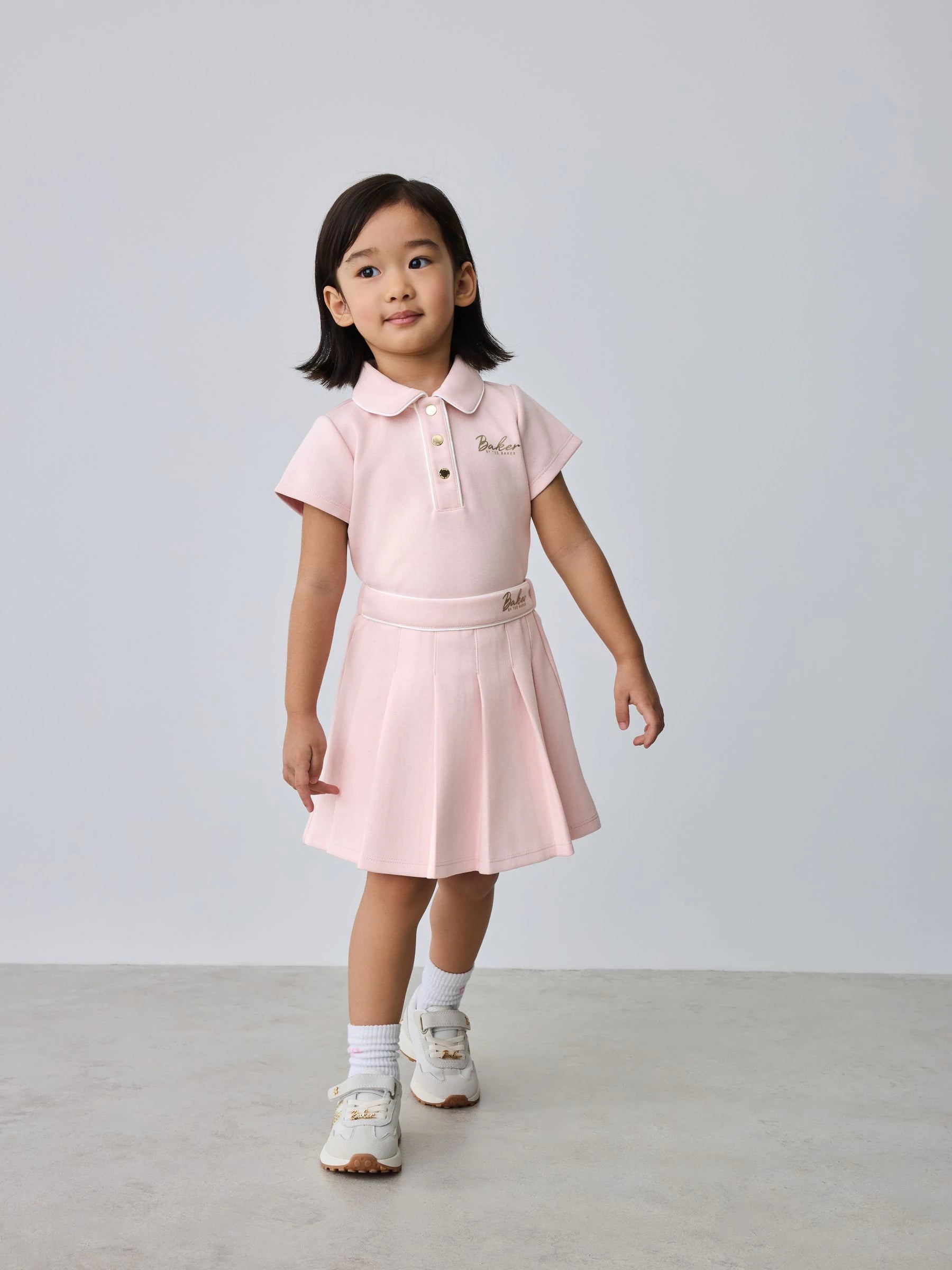 Baker by Ted Baker 2 Piece Tennis Polo Top & Skirt Set