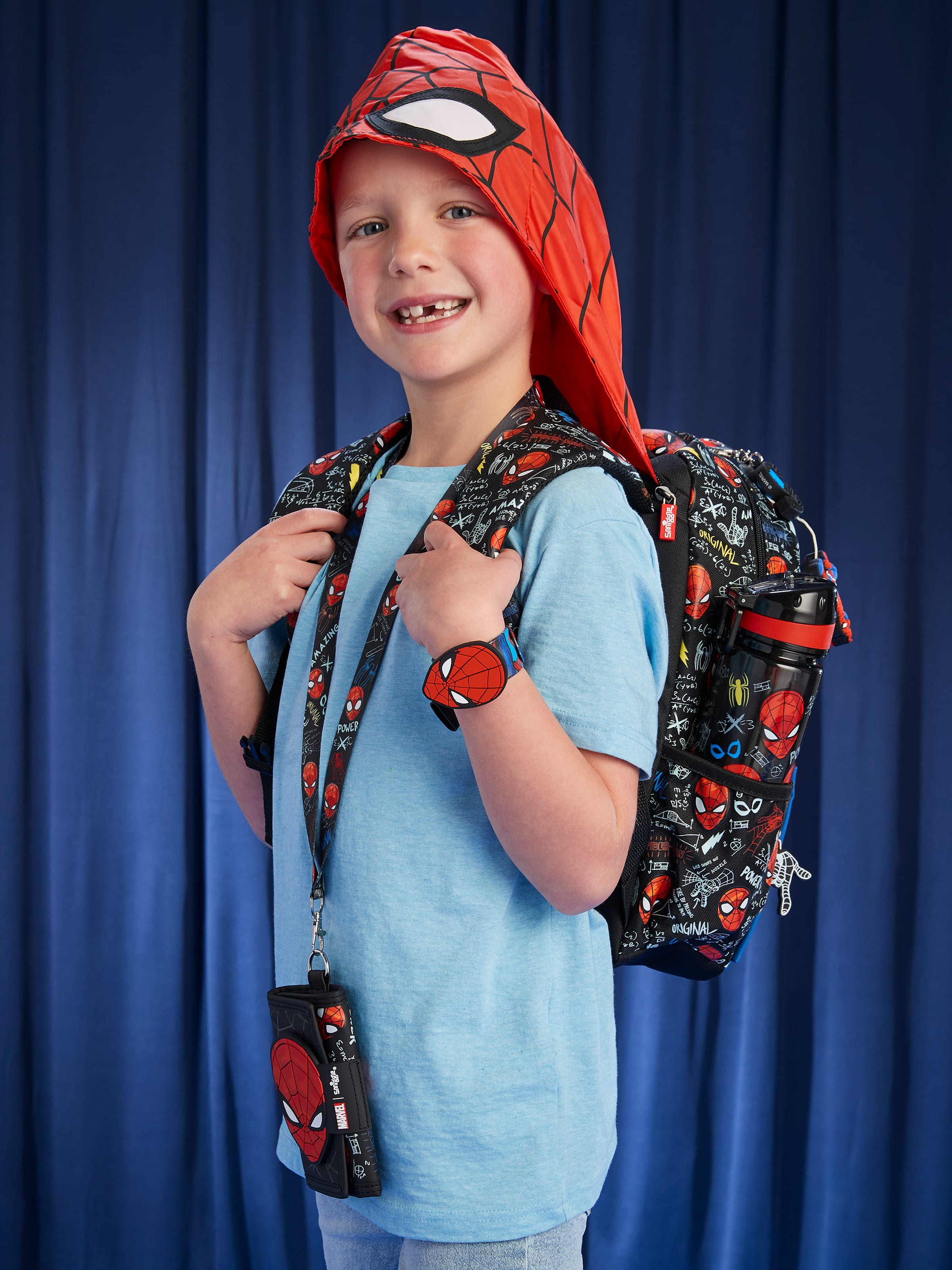 Spider-Man Junior Character Hoodie Backpack