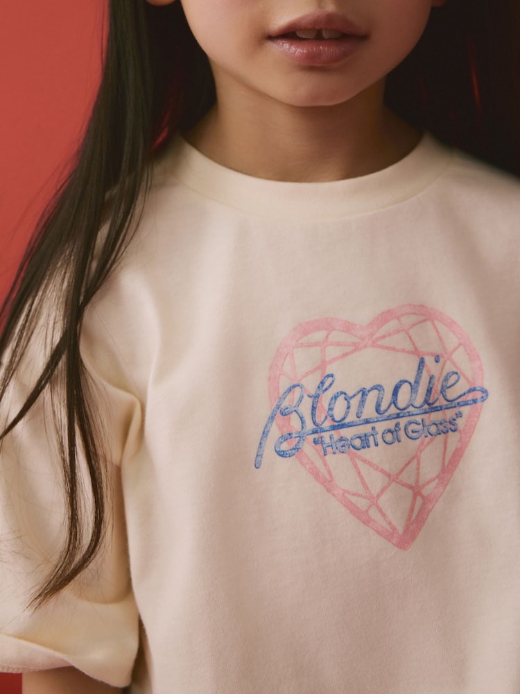 Blondie Ecru White Graphic Print T-Shirt (3-16yrs)