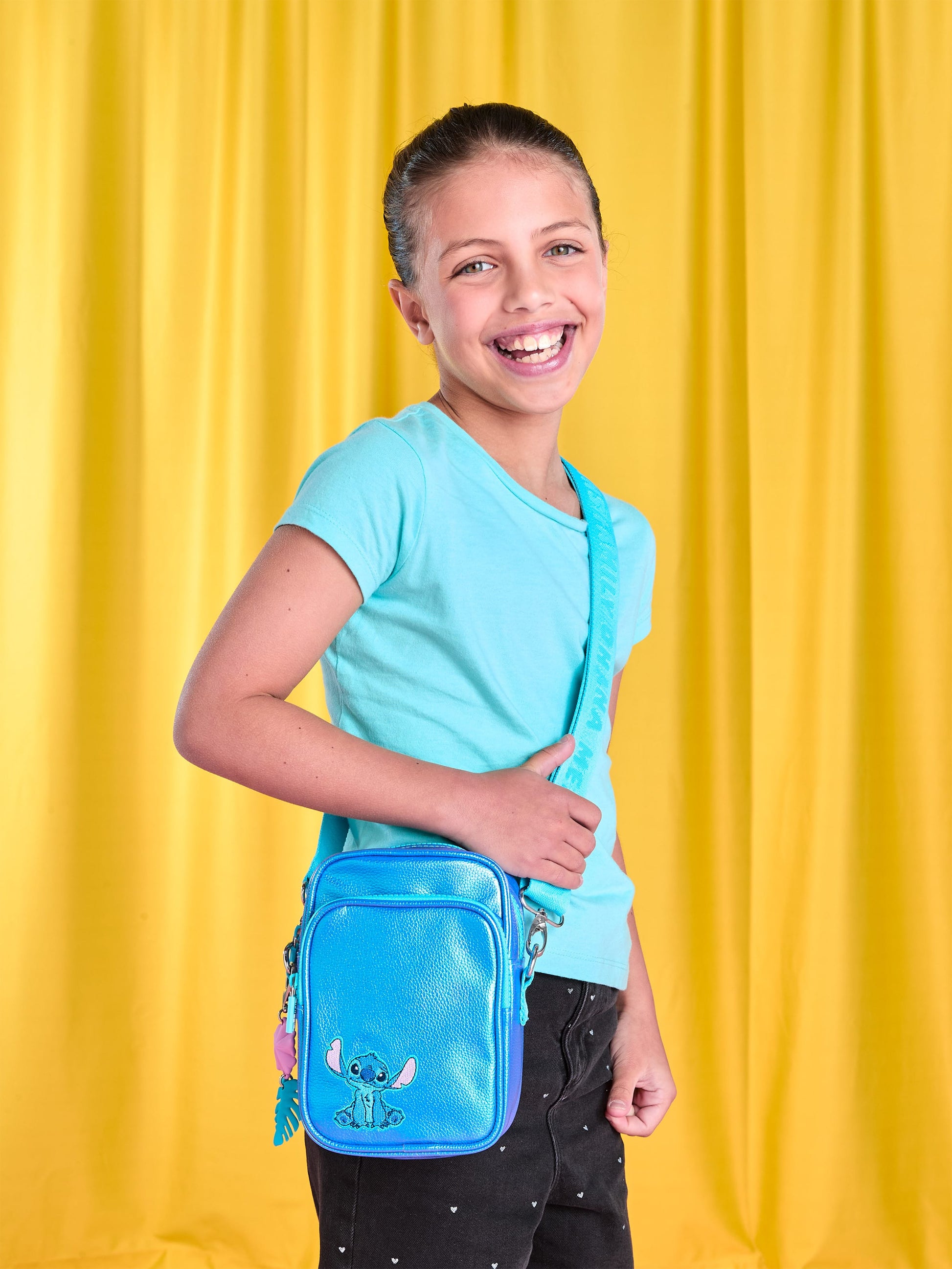 Stitch Shoulder Bag Turquoise