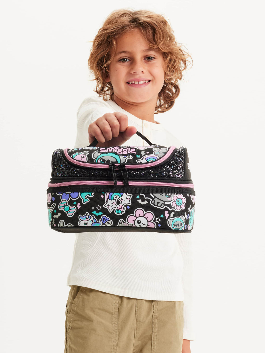 Trailblazer Double Decker Lunchbox Black Mix