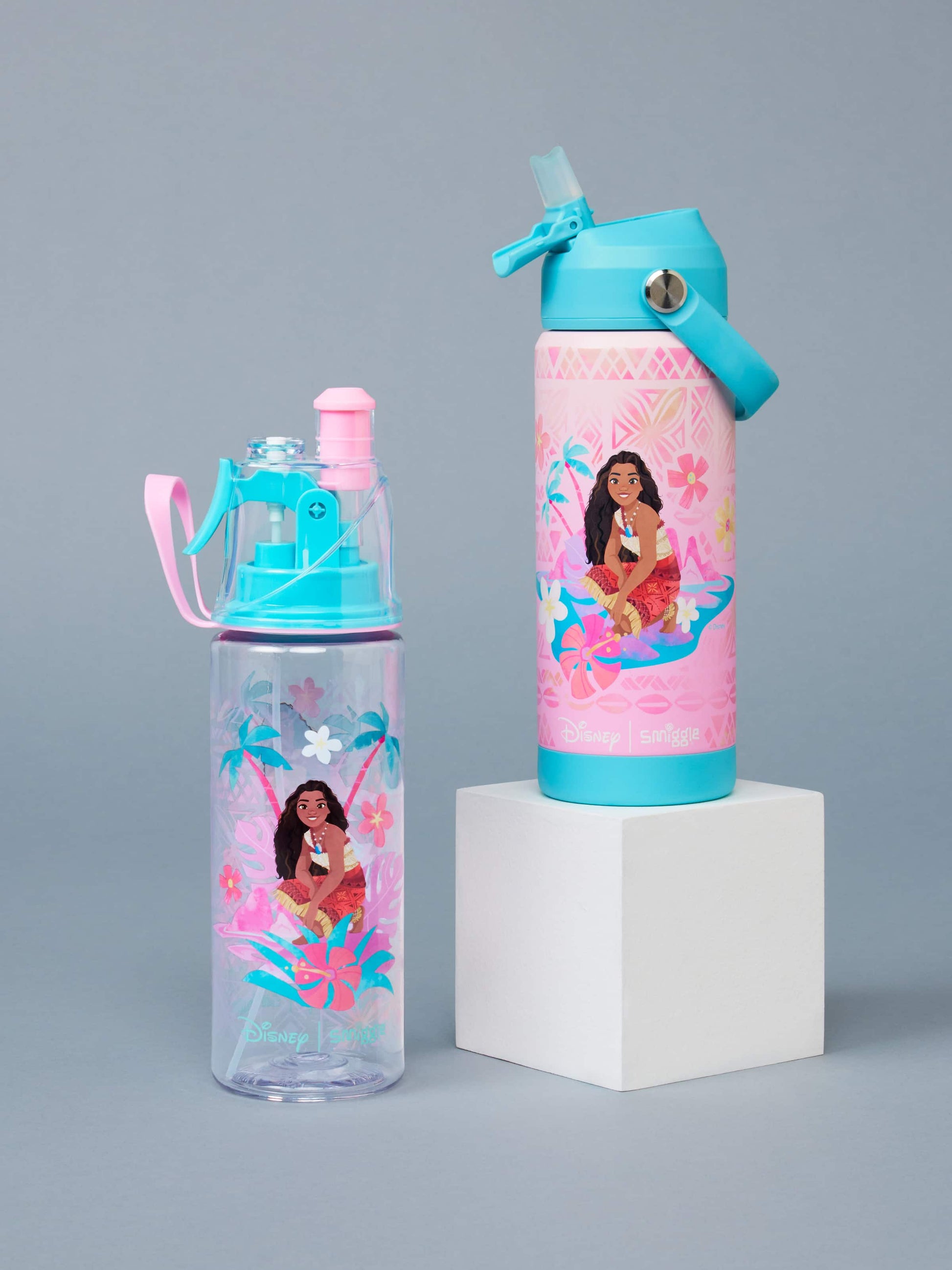 Moana Spritz Plastic Drink Bottle 560Ml Moana Pink