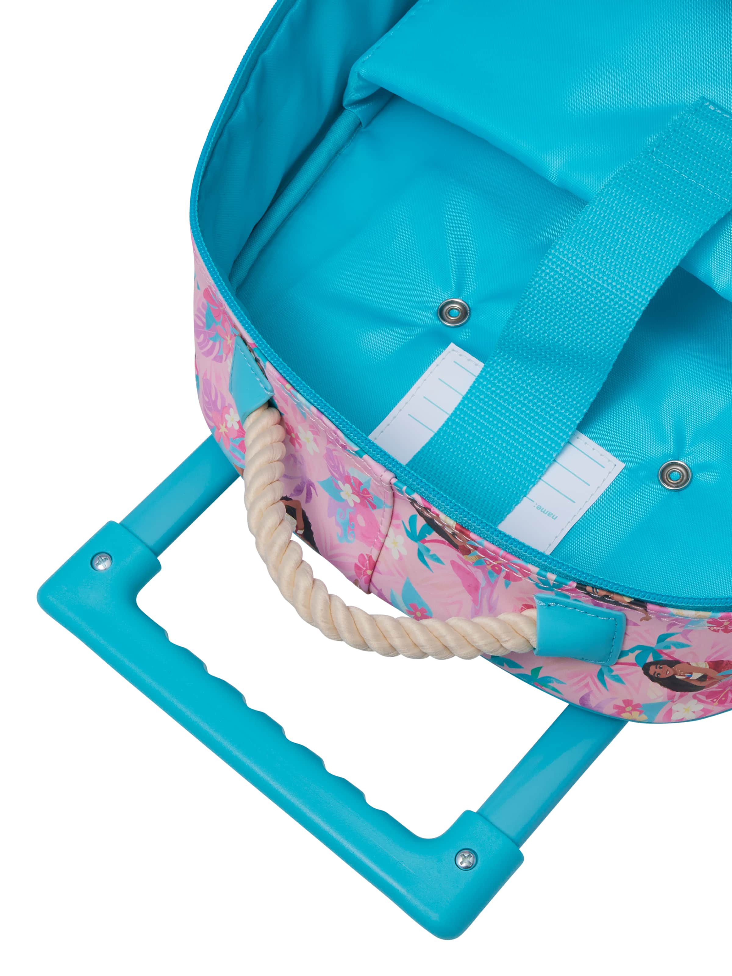 Moana Trolley Backpack With Light Up Wheels Moana Pink