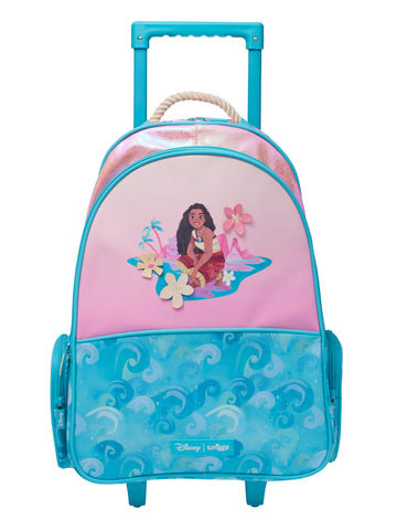 Moana Trolley Backpack With Light Up Wheels Moana Pink