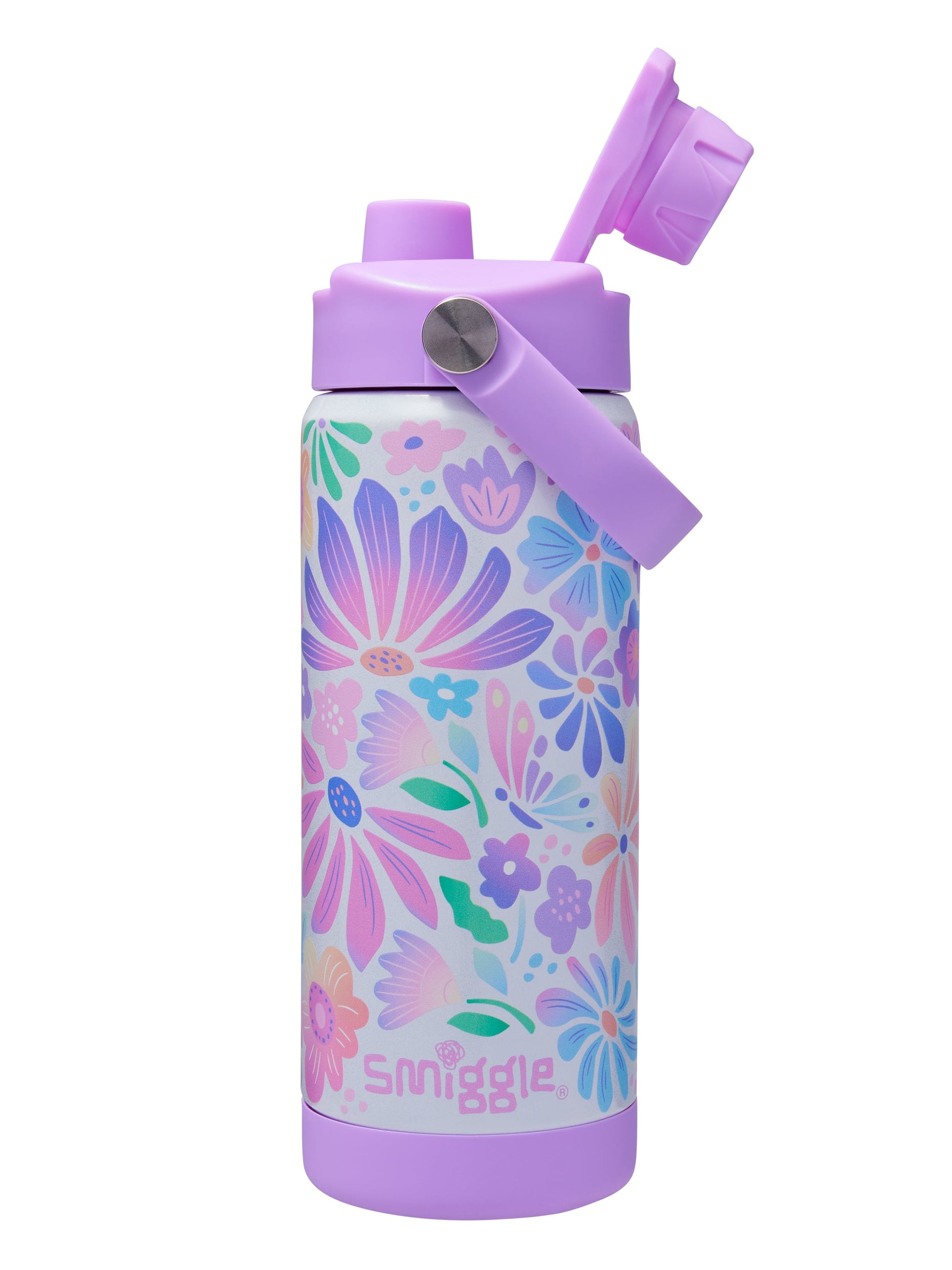 Bloom Squiggle Insulated Stainless Steel Drink Bottle 550Ml