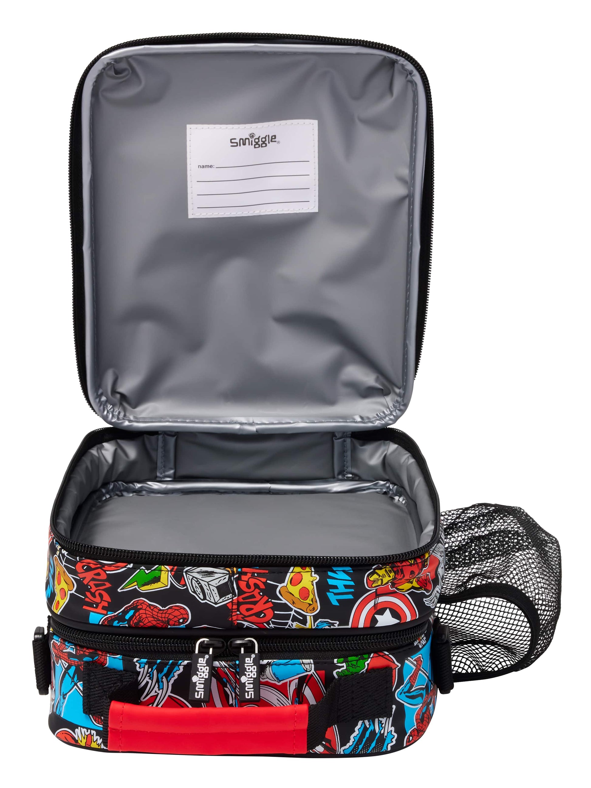 Marvel Hardtop Level Lunchbox With Strap Black
