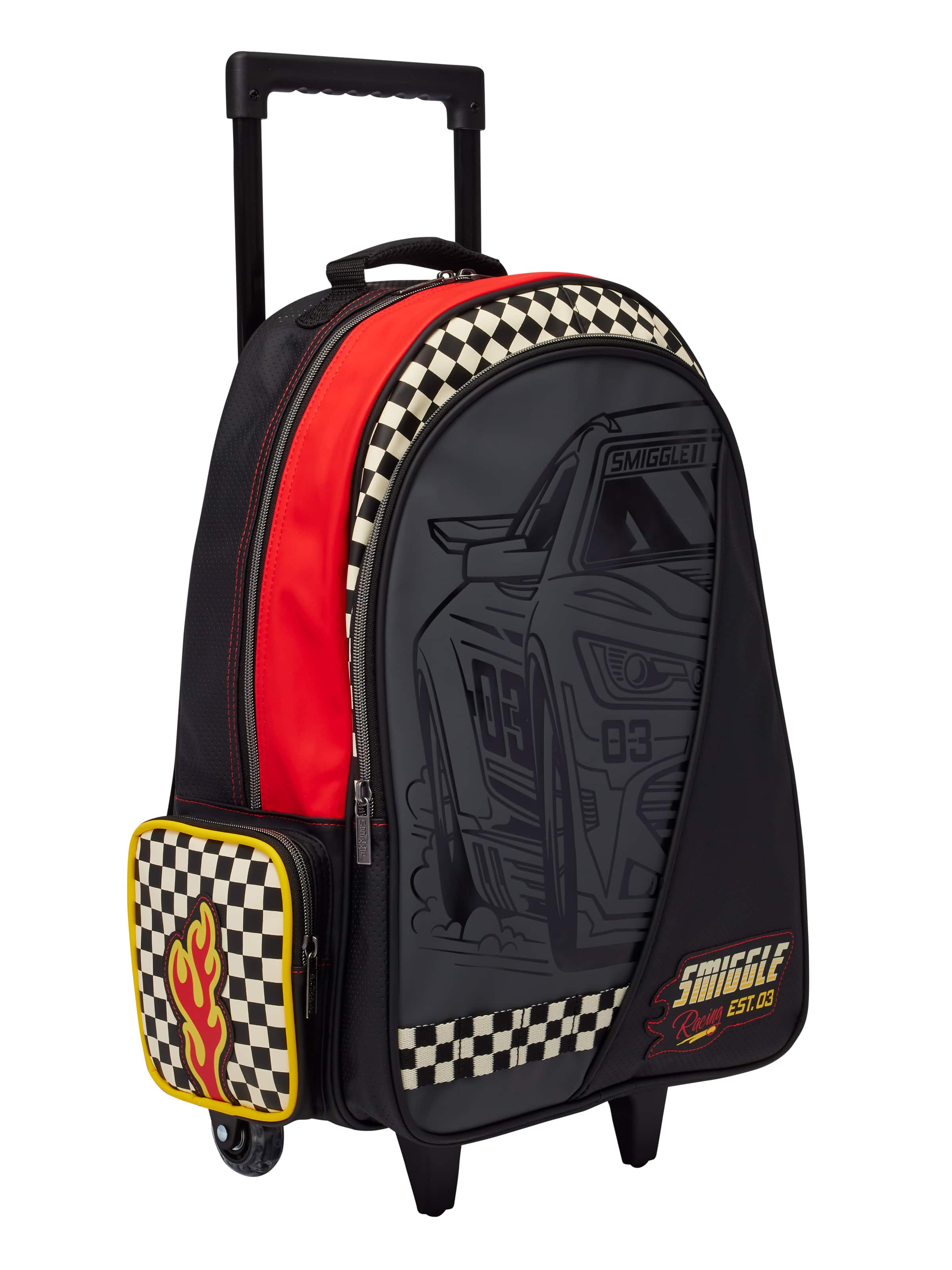 Pit Stop Trolley Backpack With Light-Up Wheels