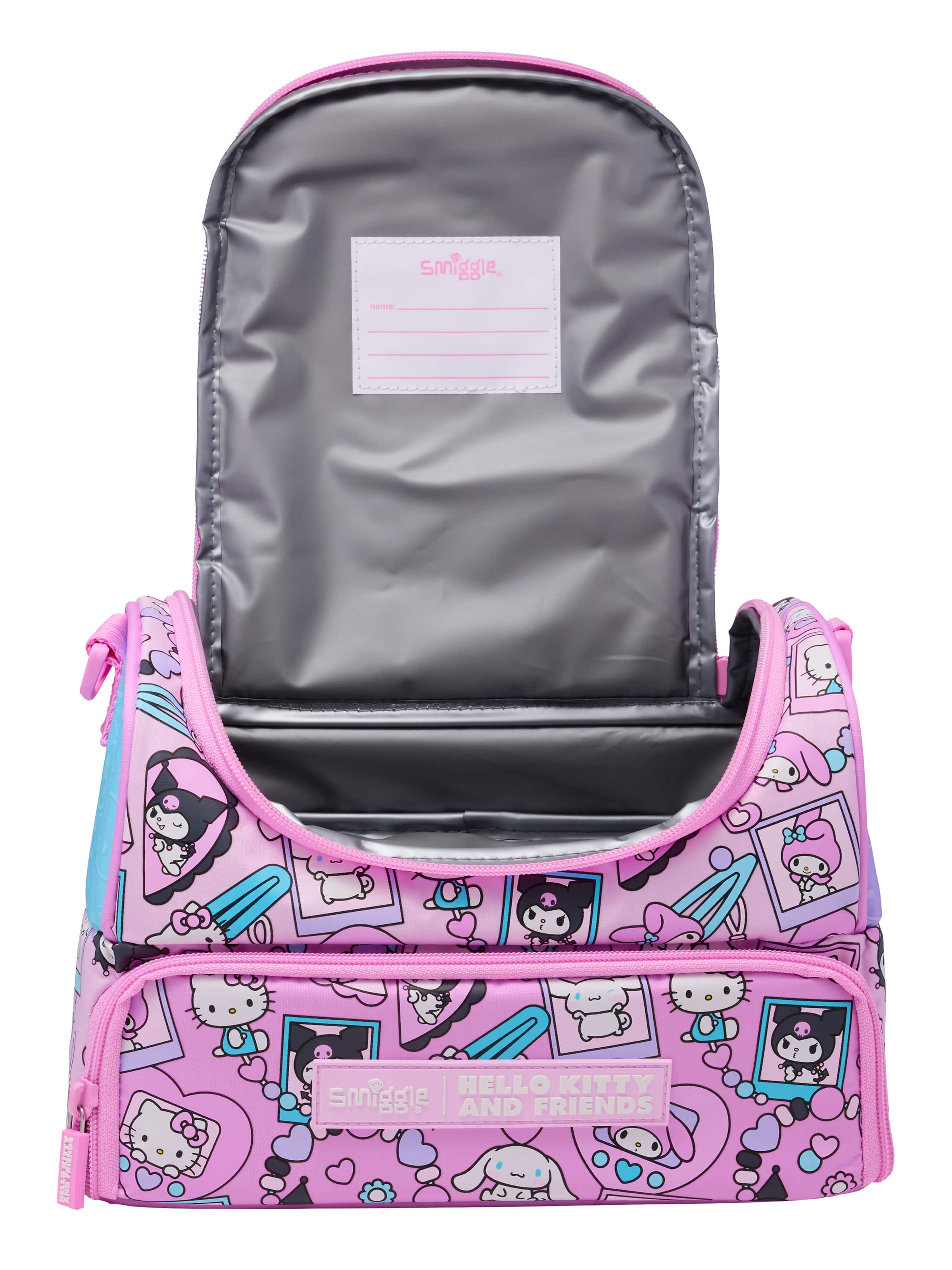 Hello Kitty And Friends Large Dual Strap Lunchbox Hello Kitty Pink