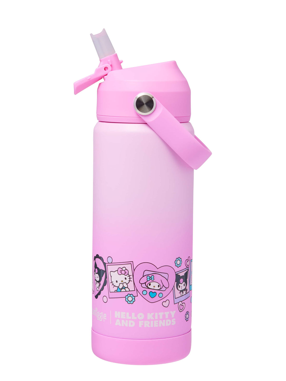 Hello Kitty And Friends Squiggle Insulated Stainless Steel Drink Bottle 550Ml