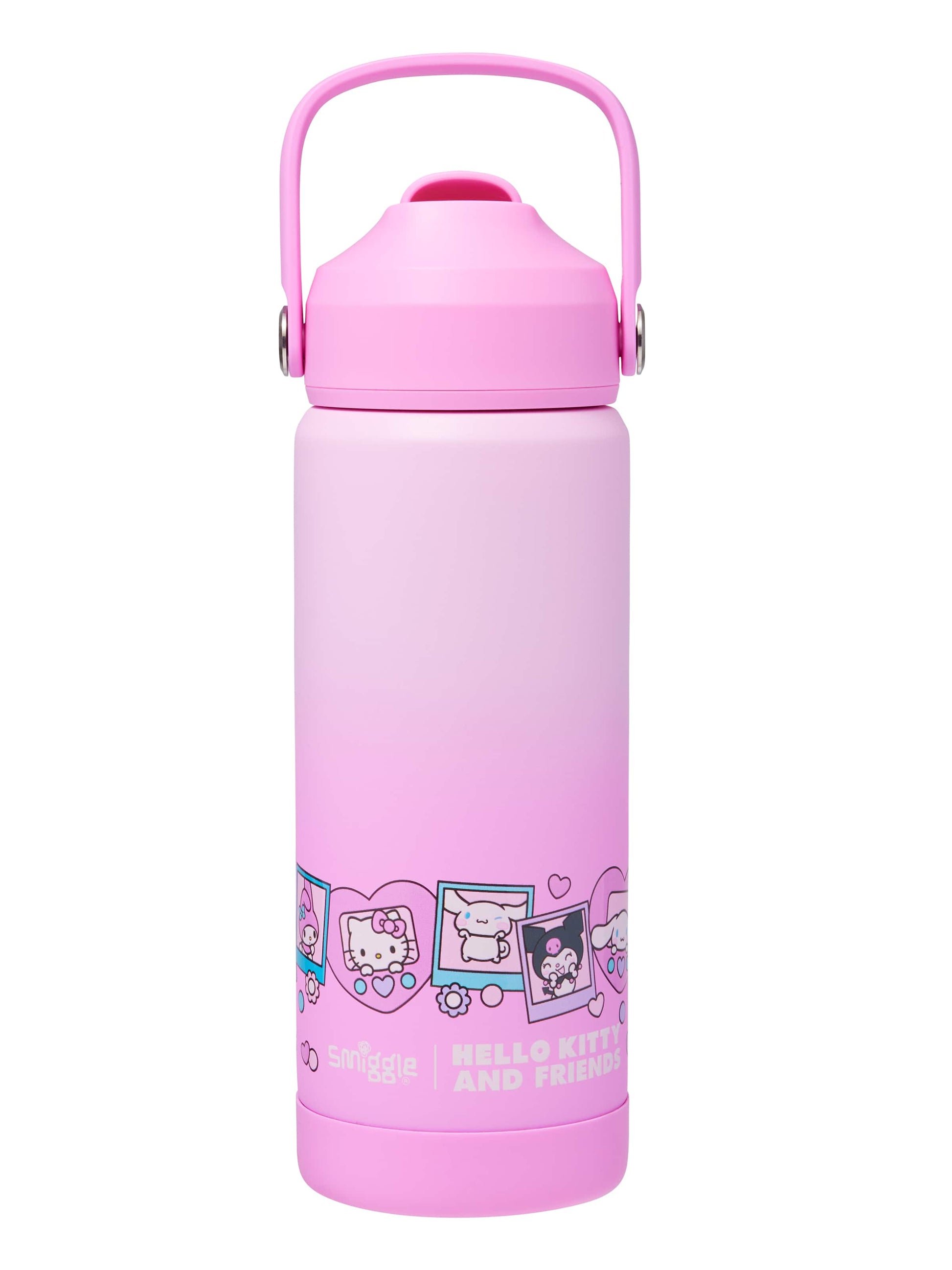 Hello Kitty And Friends Squiggle Insulated Stainless Steel Drink Bottle 550Ml