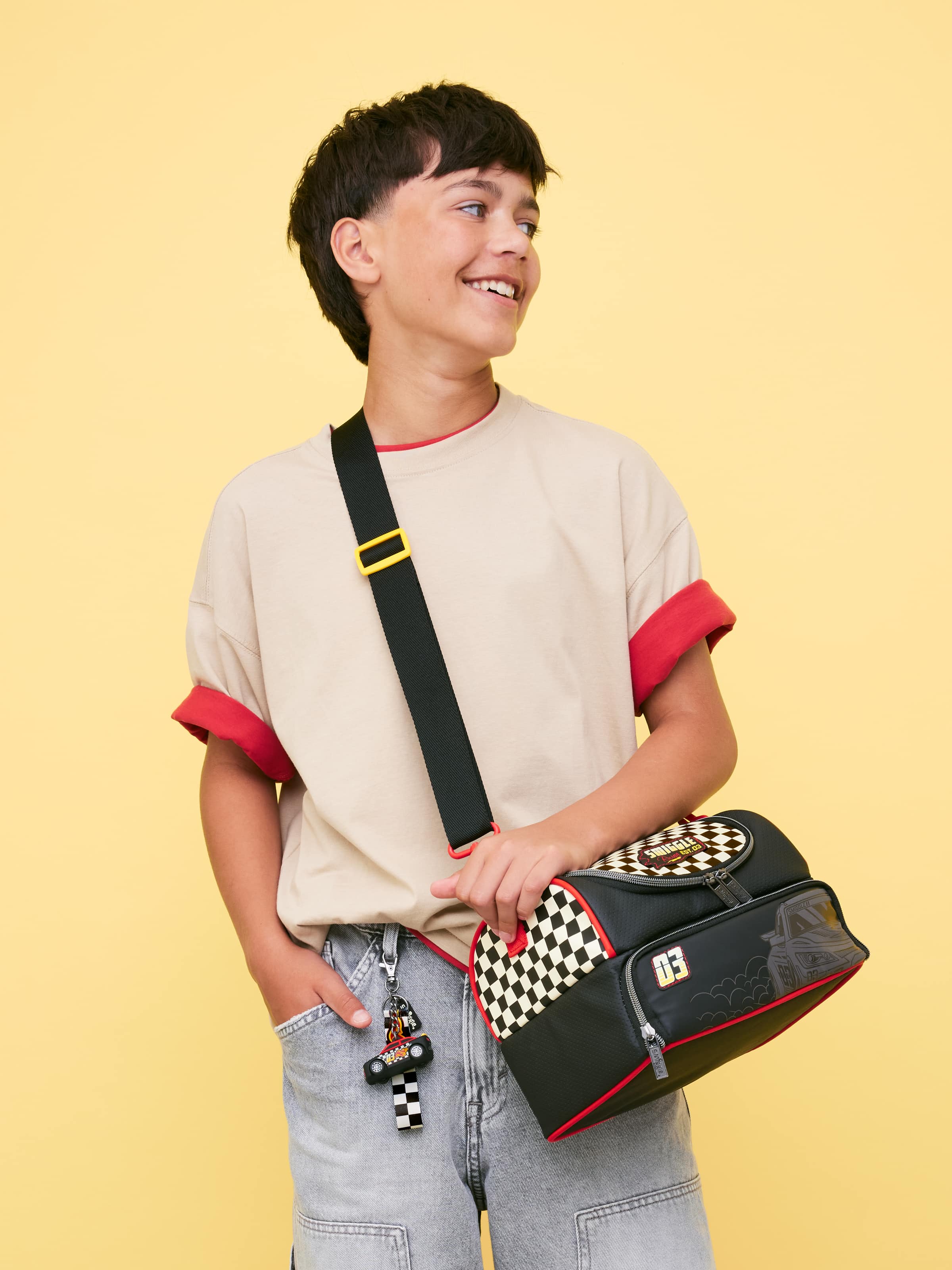 Pit Stop Large Dual Strap Lunchbox