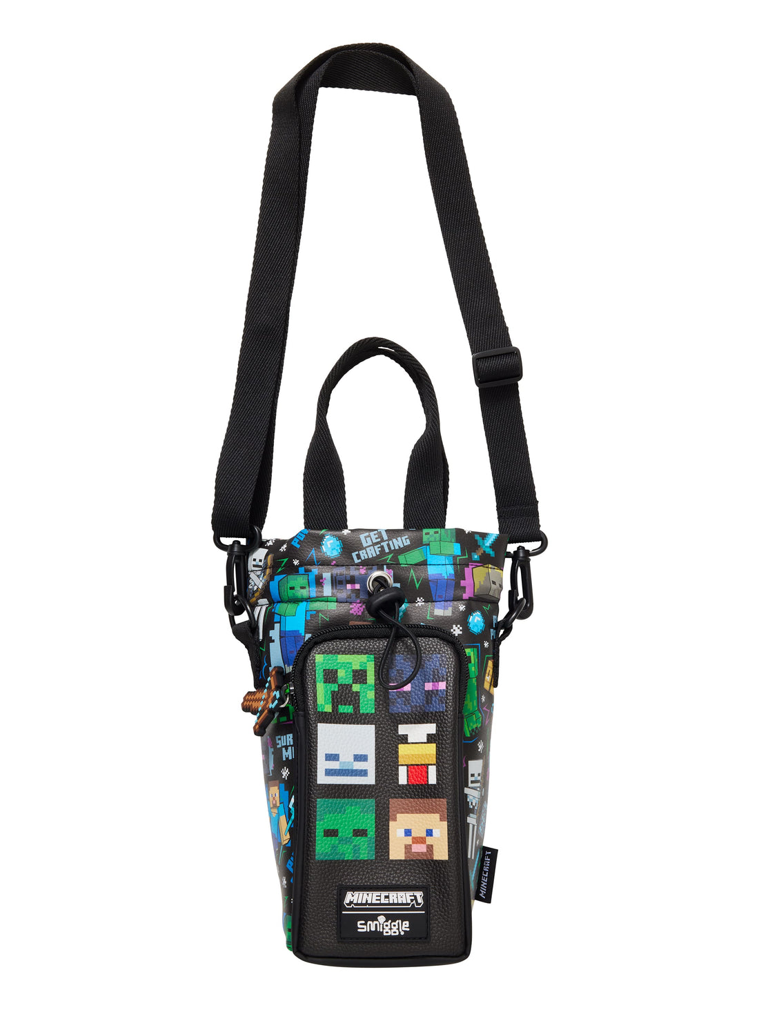 Minecraft Bottle Bag With Strap