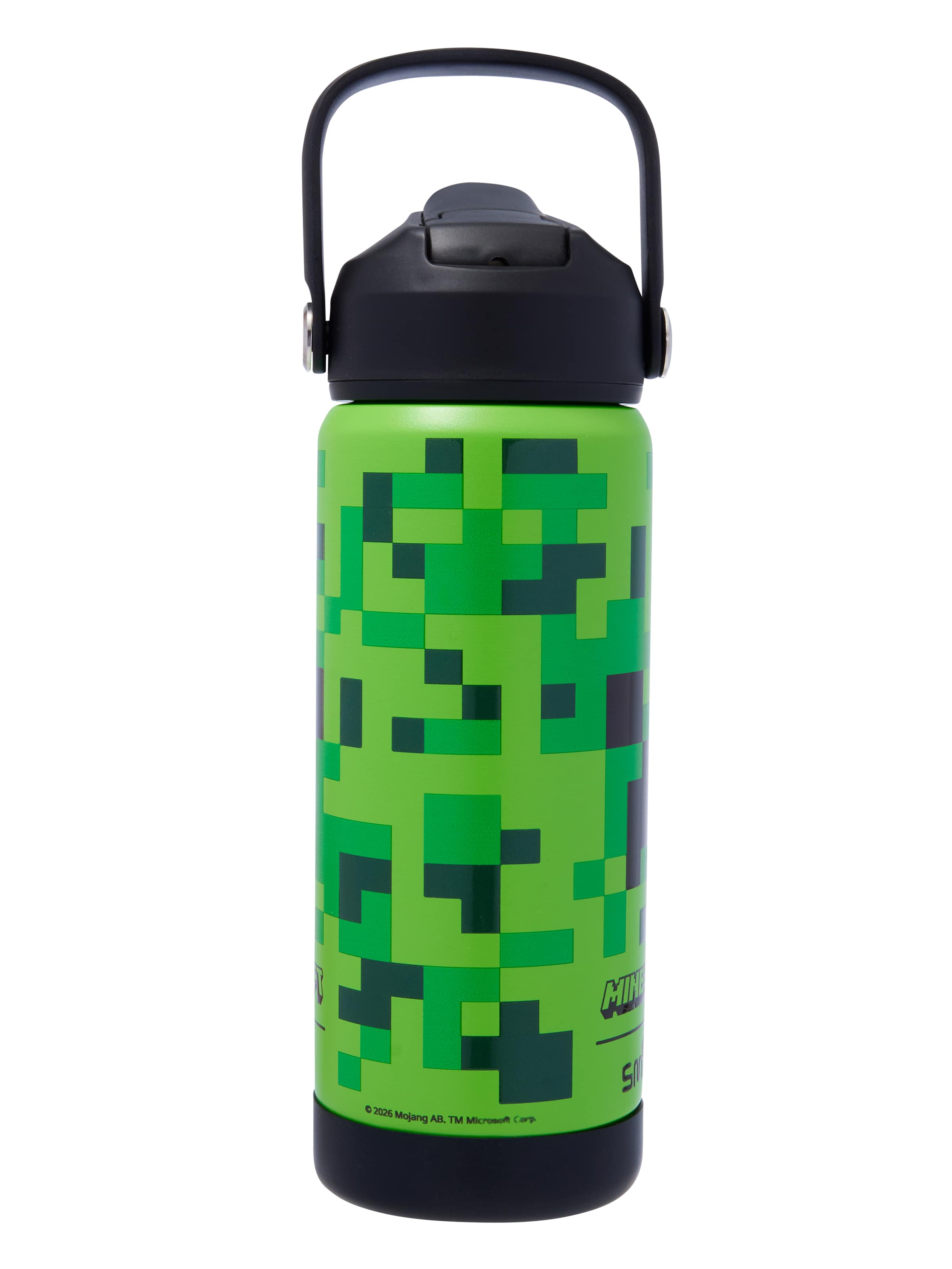 Minecraft Squiggle Insulated Stainless Steel Drink Bottle 550Ml