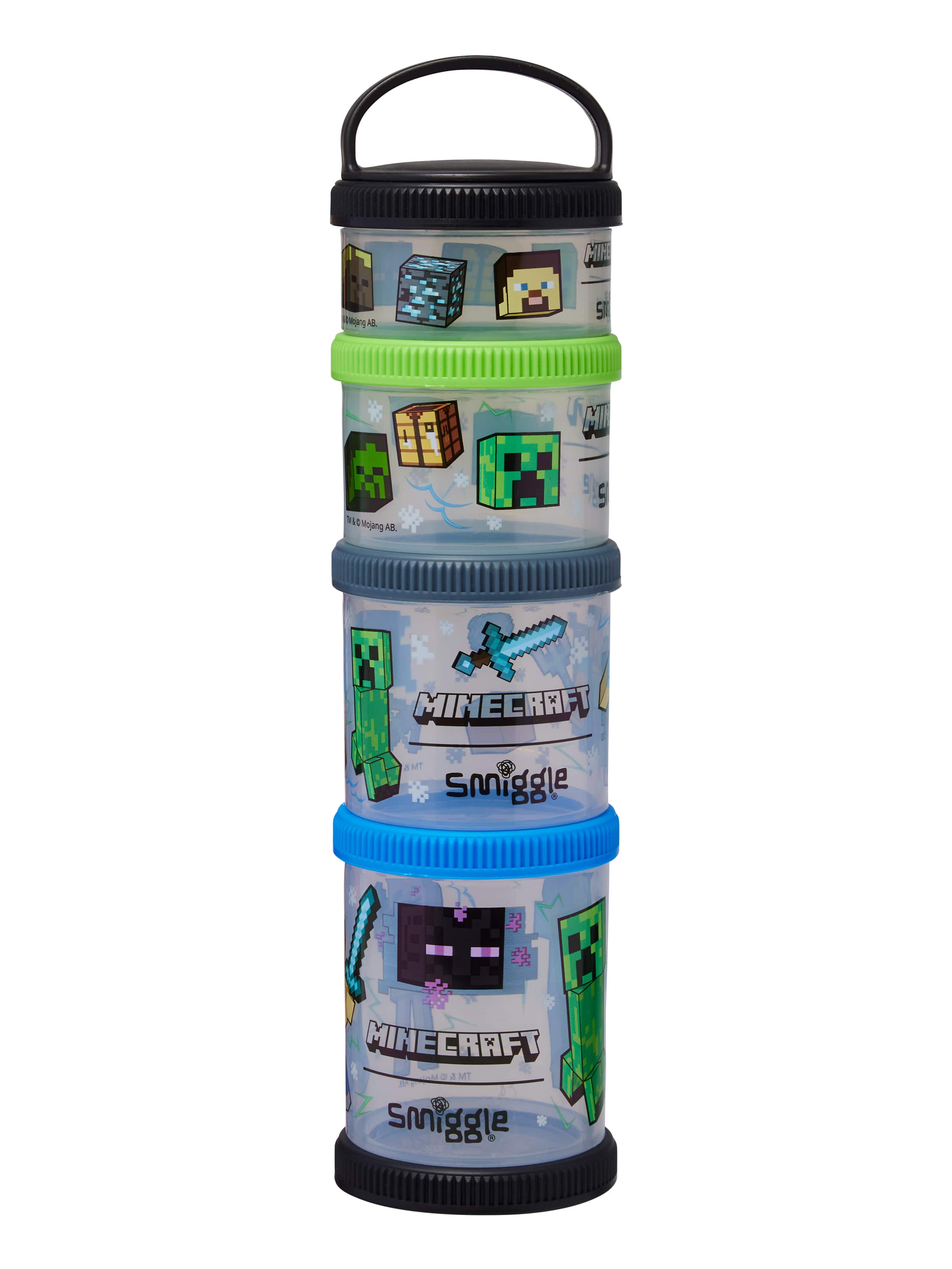 Minecraft Snack N Stack Containers X4