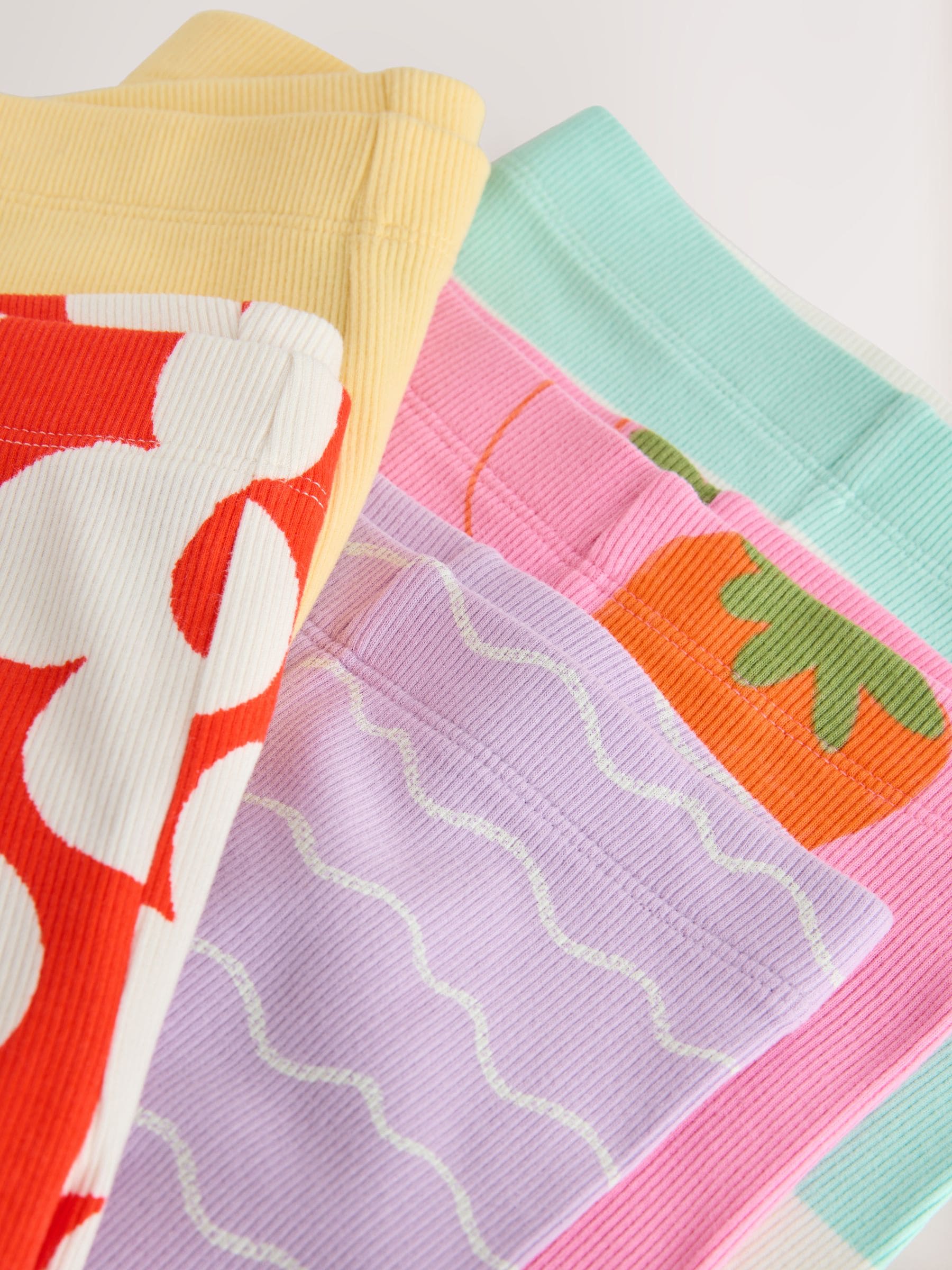 Bright Fruit Cycle Shorts 5 Pack (3mths-7yrs)