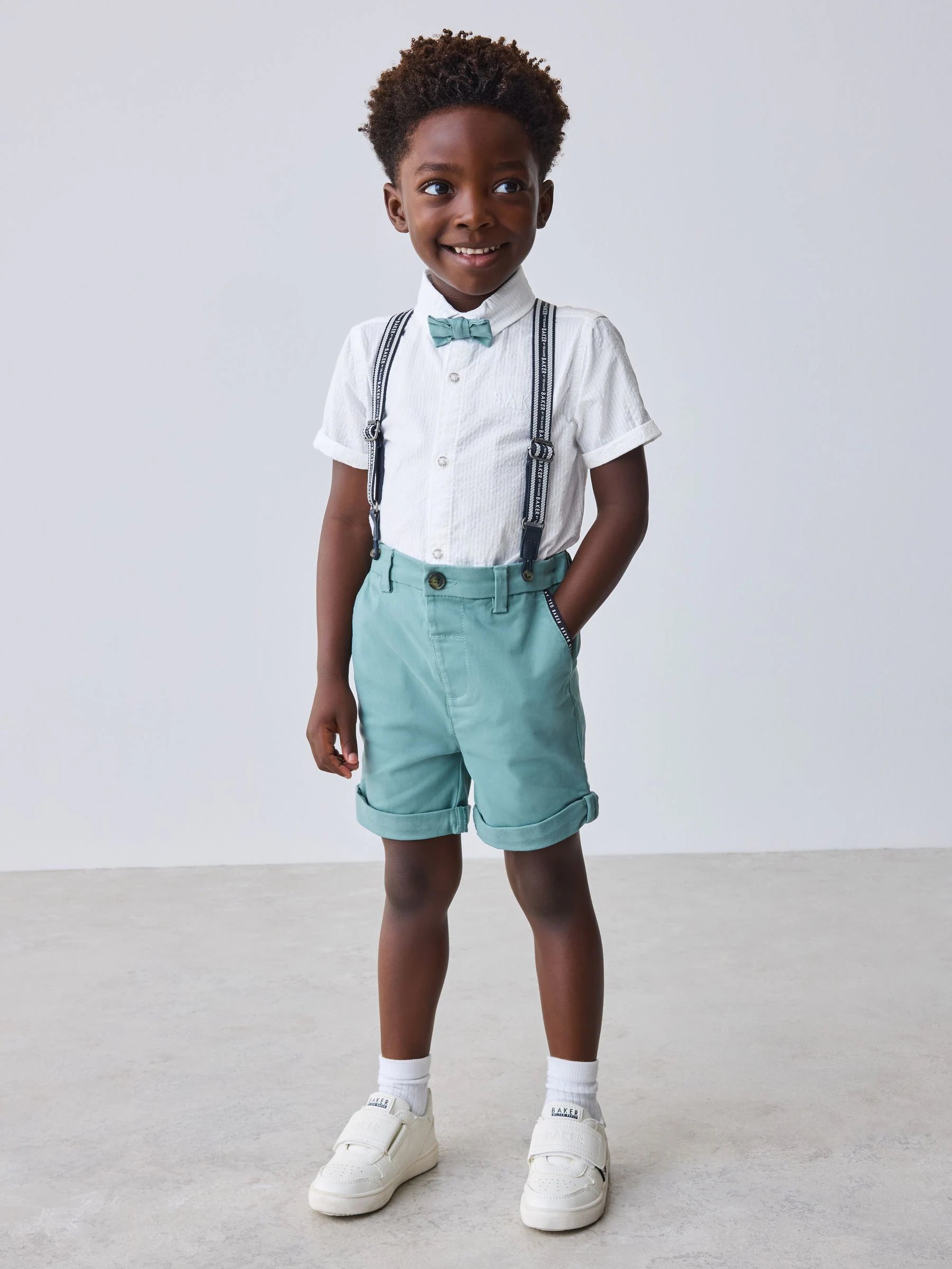 Baker by Ted Baker 3 Piece Shirt, Shorts and Braces Set