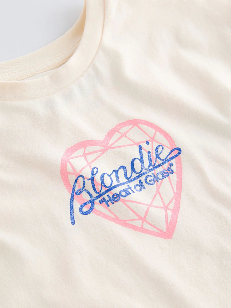 Blondie Ecru White Graphic Print T-Shirt (3-16yrs)