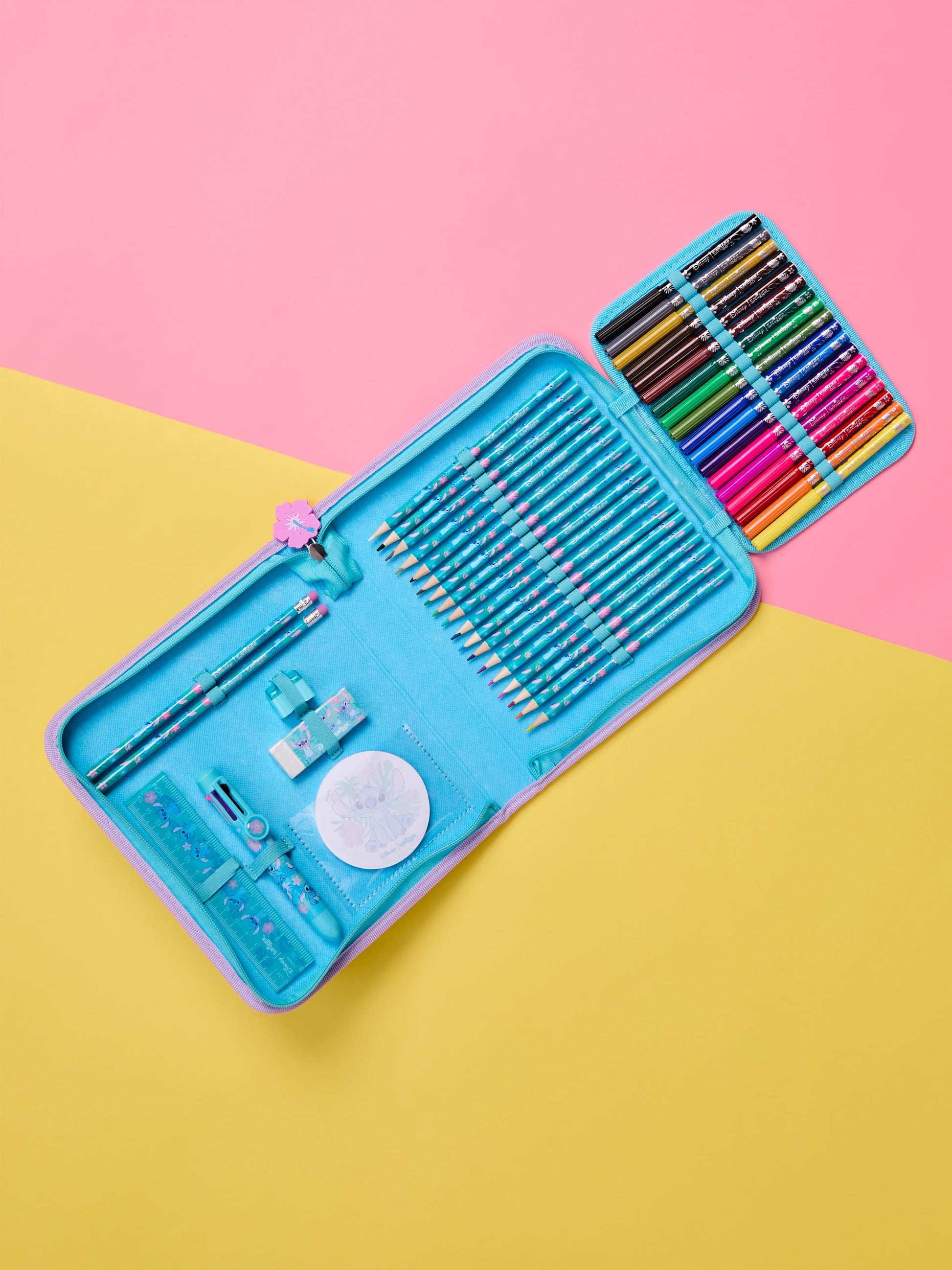 Stitch Zip It Stationery Gift Pack Turquoise