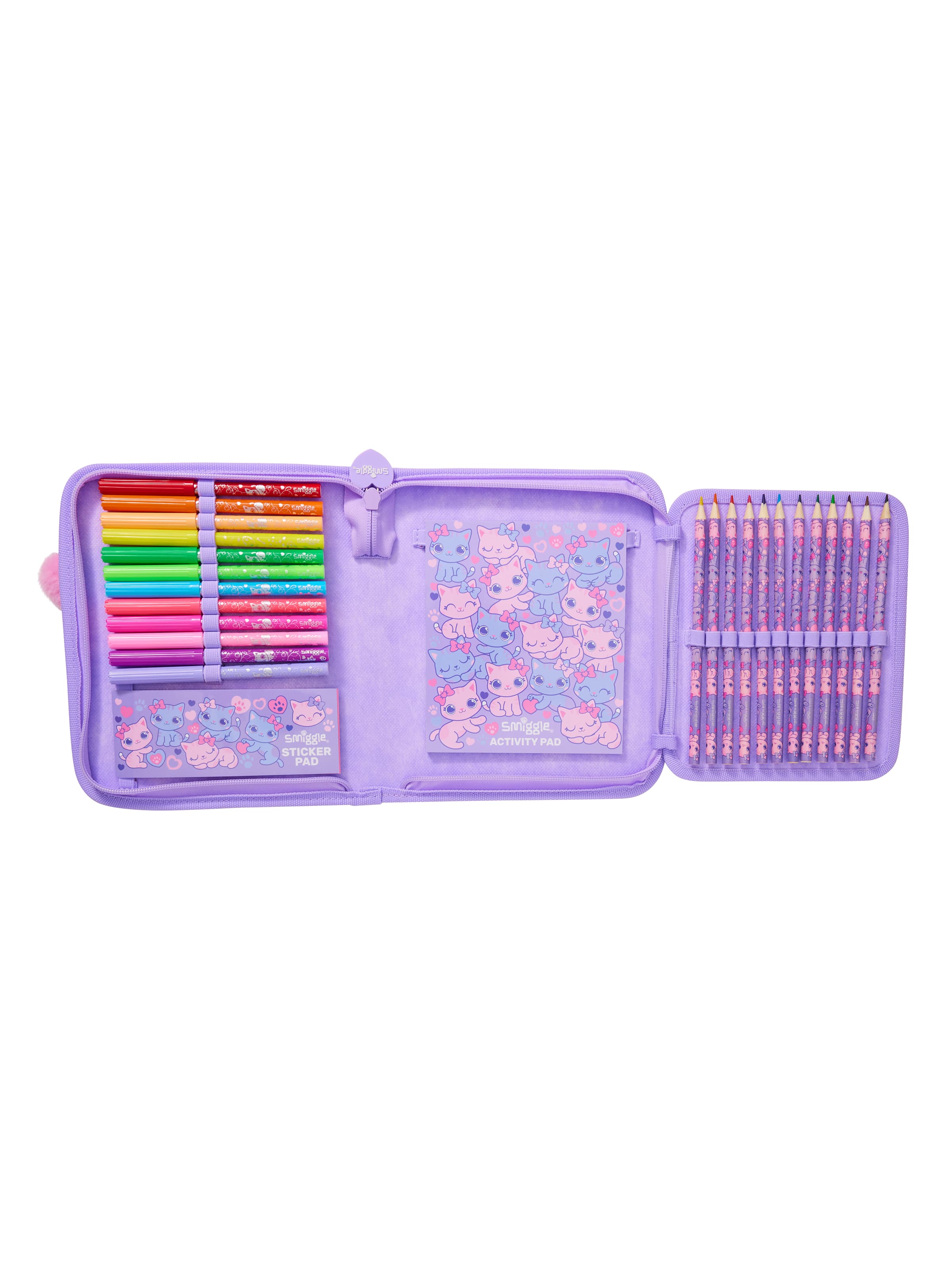 Fluffy Paws Junior Stationery Gift Pack Lilac