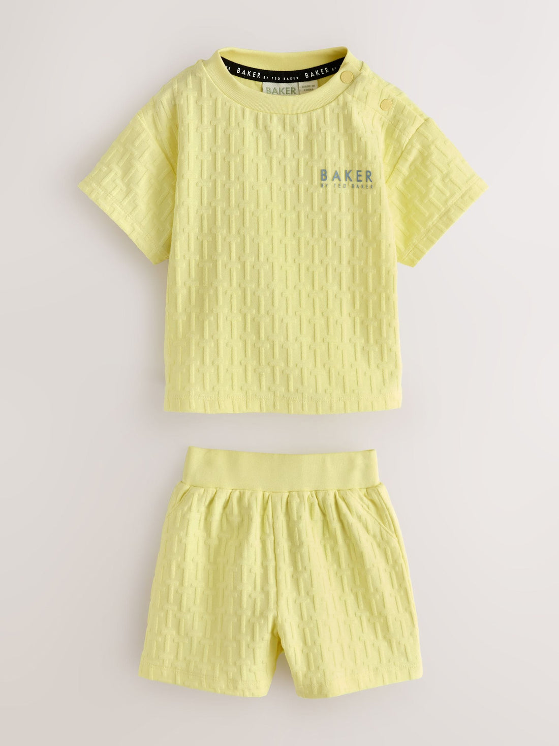 Baker by Ted Baker 'T' Textured T-Shirt and Shorts Set
