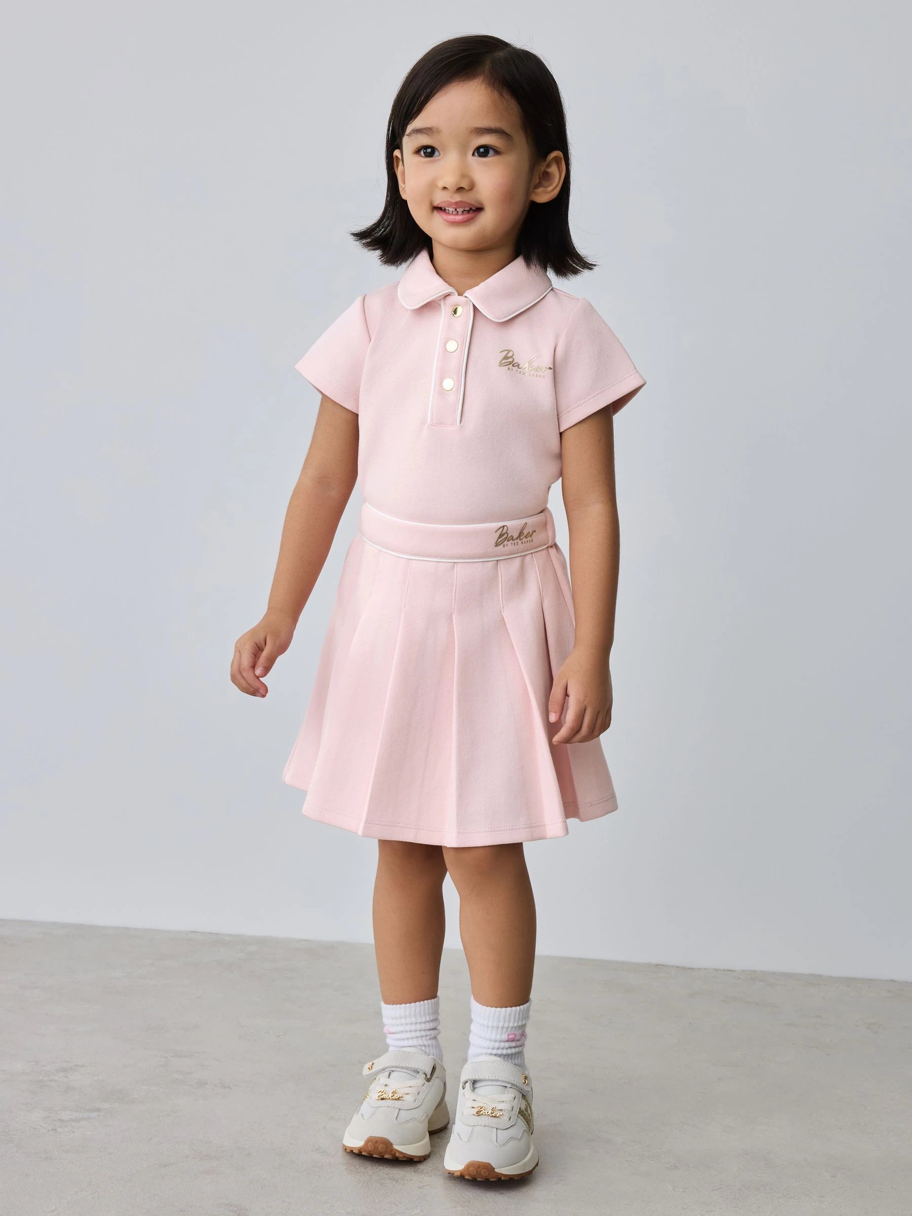 Baker by Ted Baker 2 Piece Tennis Polo Top & Skirt Set