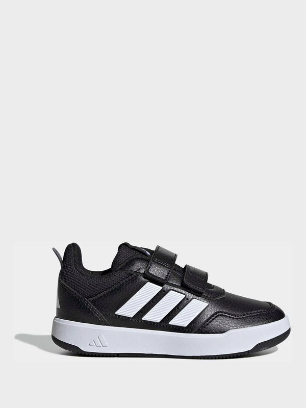 adidas Black/White Hook and Loop Tensaur Sport 3.0 Junior Trainers