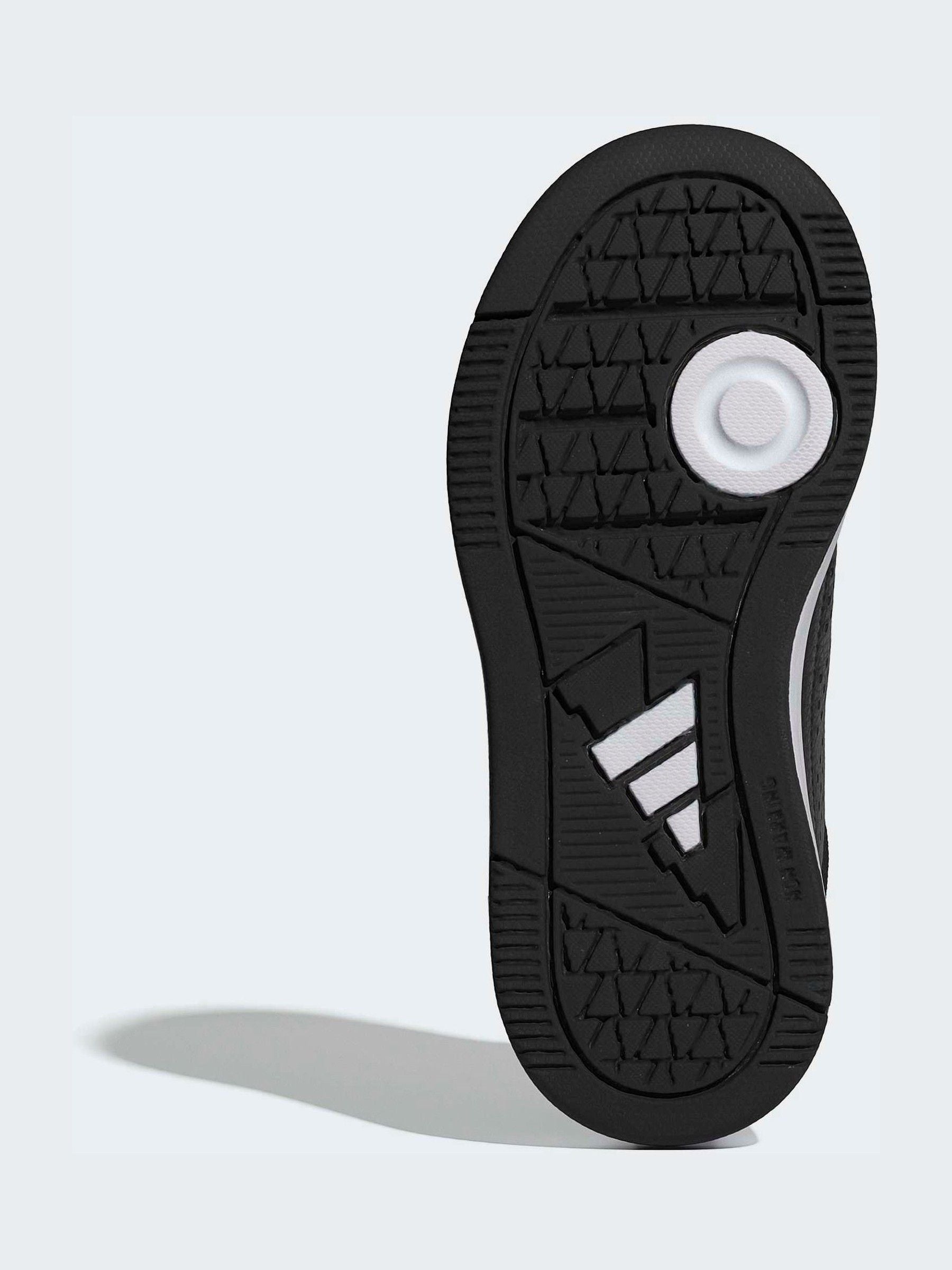 adidas Black Ground/White Hook and Loop Tensaur Sport 3.0 Junior Trainers