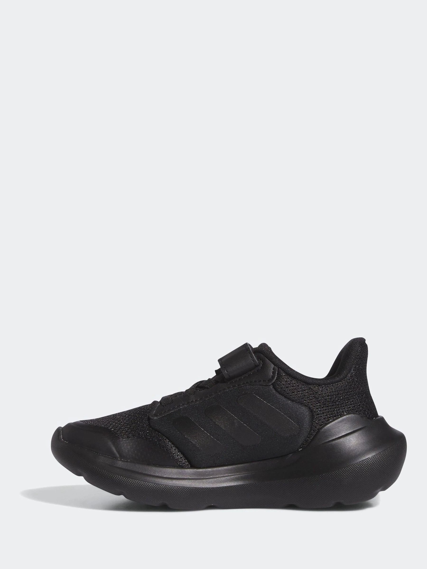 adidas Black Tensaur Run 2.0 Hook and Loop Kids Trainers