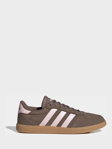 adidas Brown/Pink Breaknet Sleek Trainers