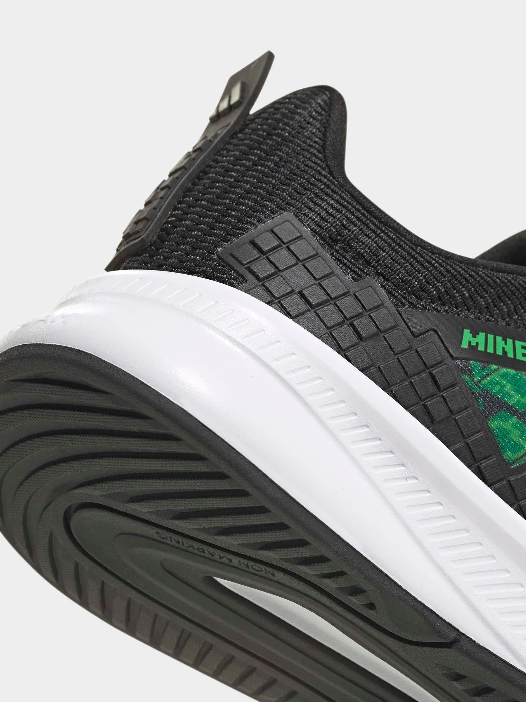 adidas Black Minecraft Fortarun 4.0 Junior Trainers