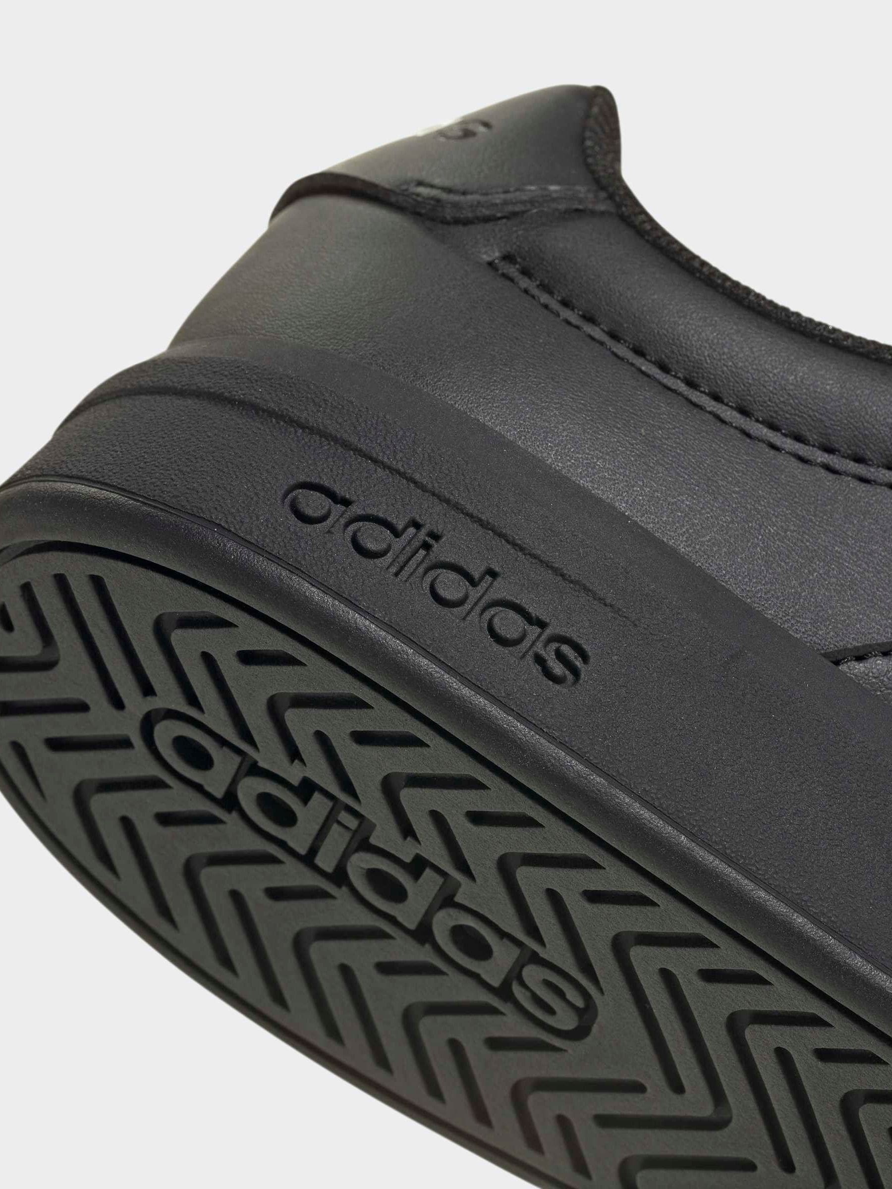 adidas Black Grand Court 3.0 Junior Trainers