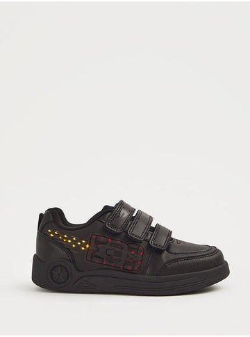 Hot Wheels Black Light Up School Shoes