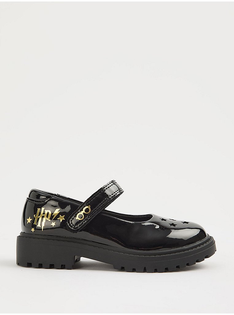 Harry Potter Black Patent Mary Jane School Shoes