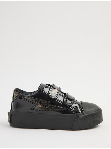 Harry Potter Black Twin Strap Patent School Shoes