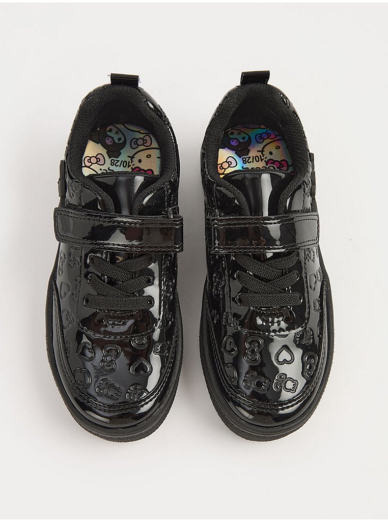 Hello Kitty Black Patent School Shoes