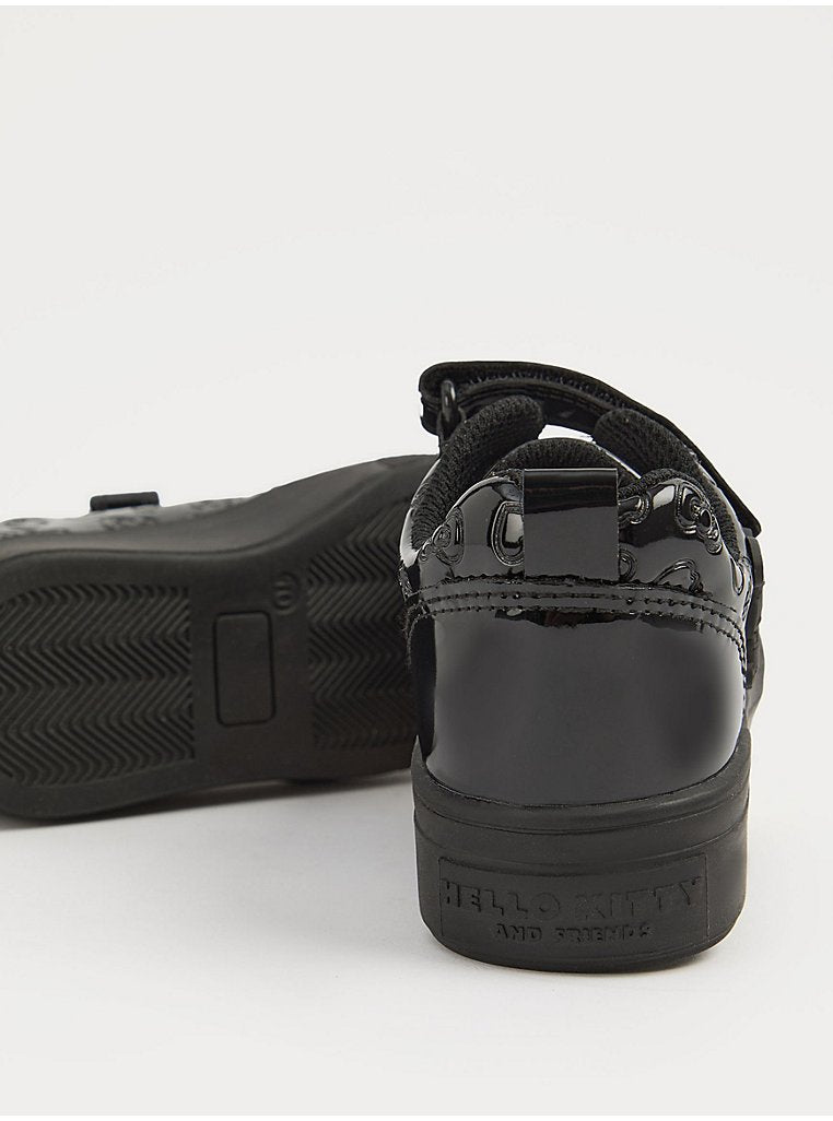 Hello Kitty Black Patent School Shoes