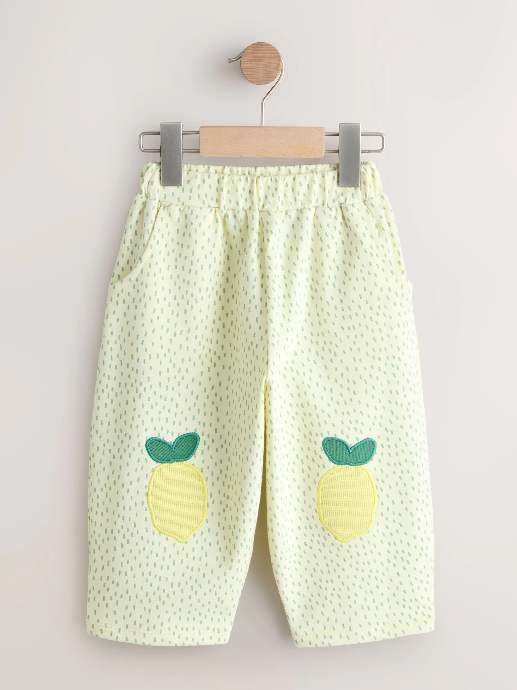 Yellow Lemons Embellished Barrel Trousers (3mths-7yrs)