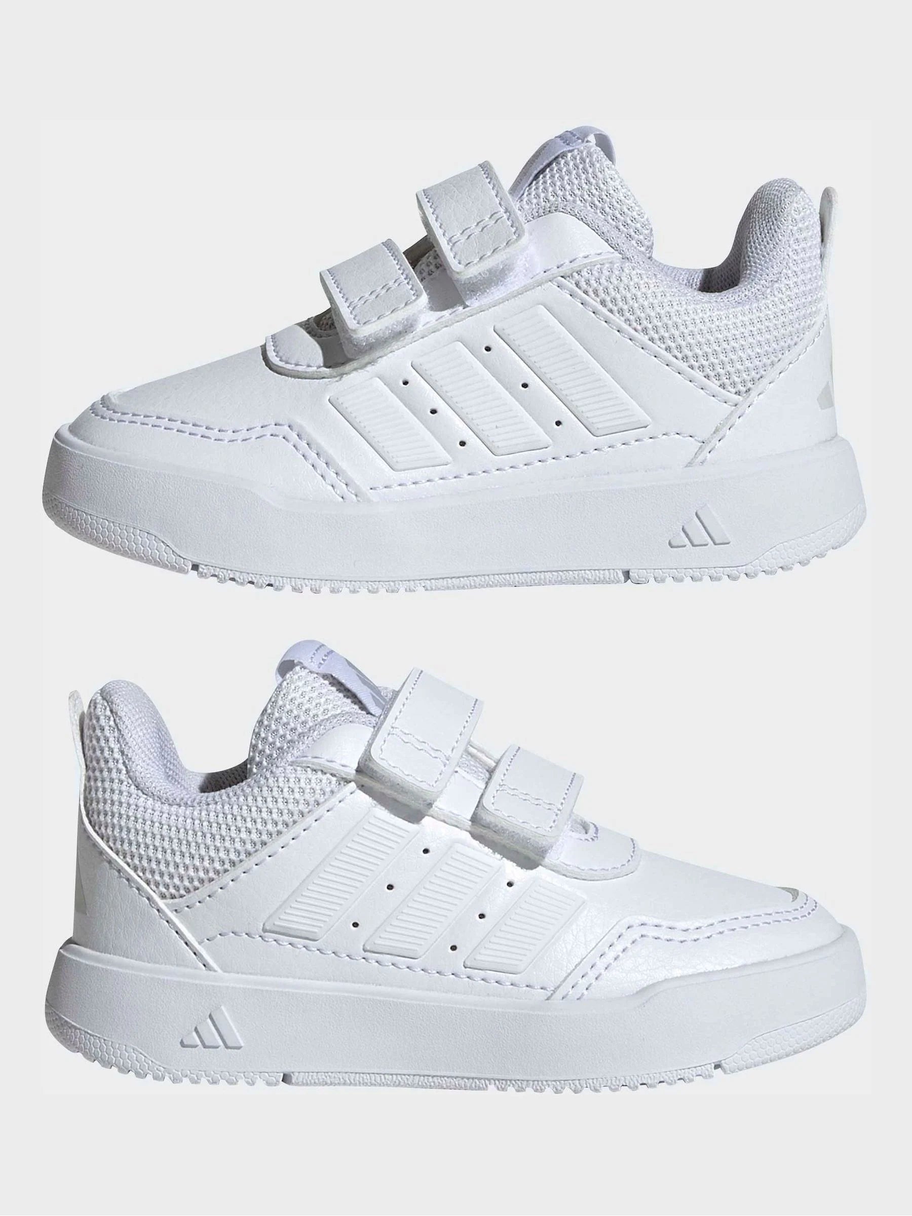 adidas White Hook and Loop Tensaur Sport 3.0 Infant Trainers