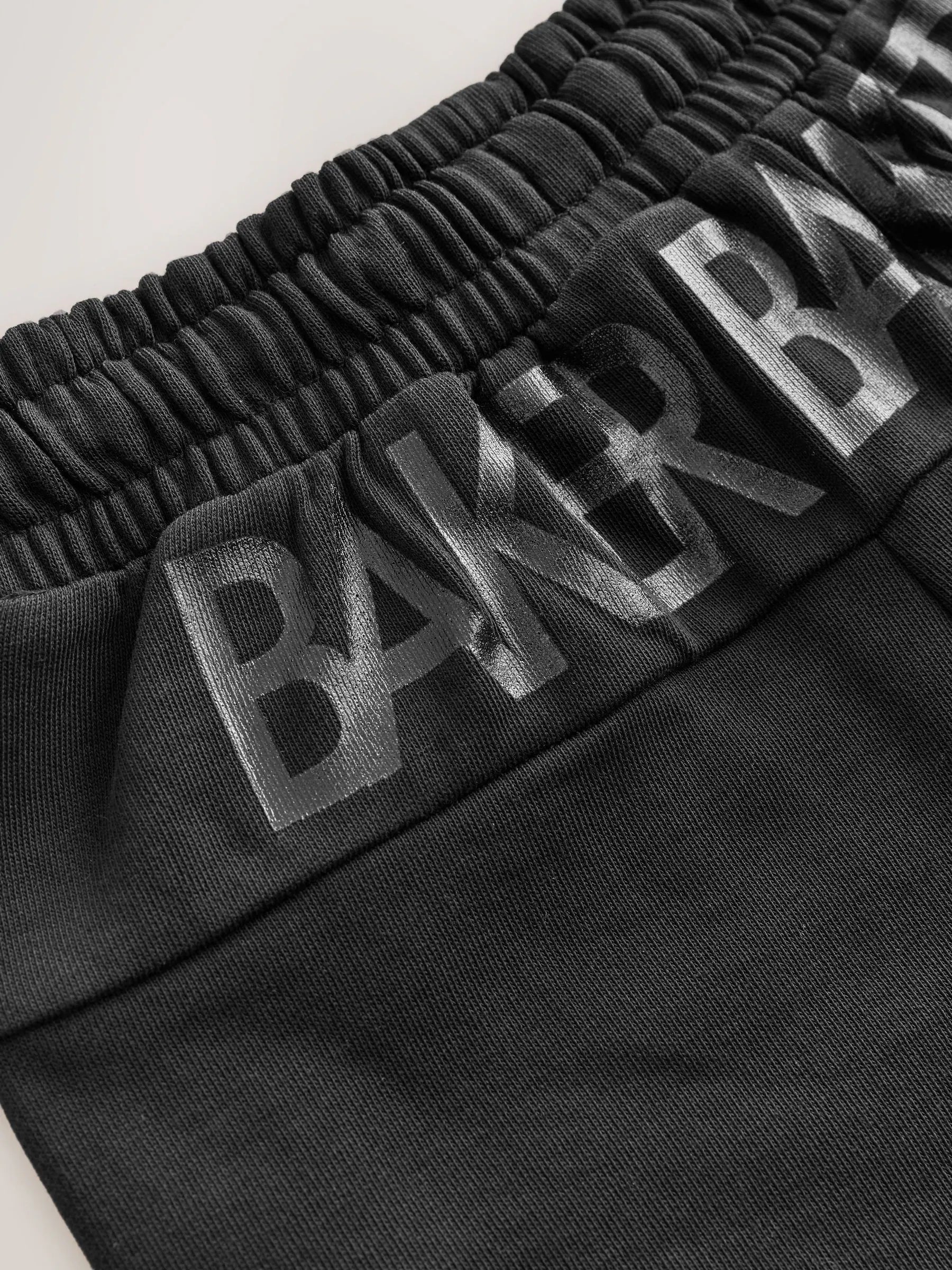Baker by Ted Baker Oversized Black T-Shirt and Shorts Set
