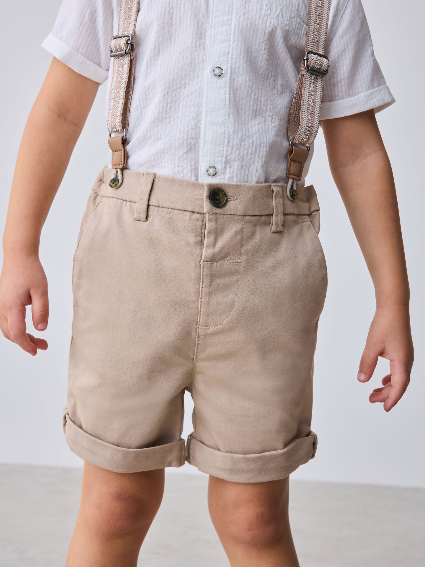 Baker by Ted Baker 3 Piece Shirt, Shorts and Braces Set