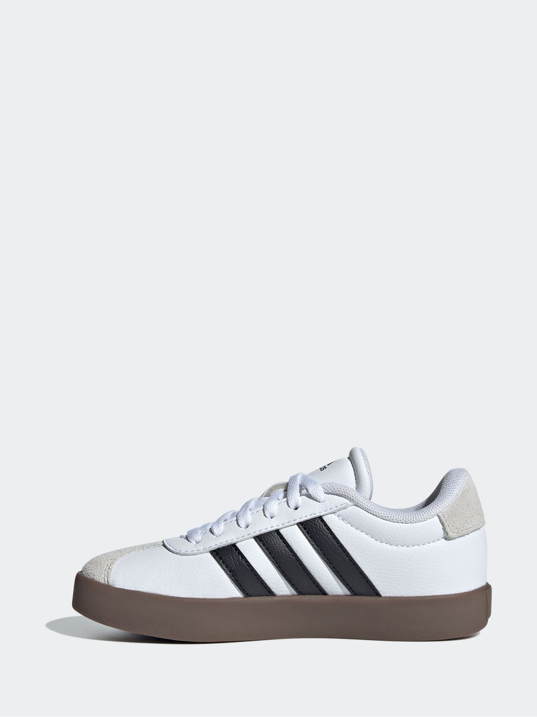 adidas White/Black VL Court 3.0 Trainers