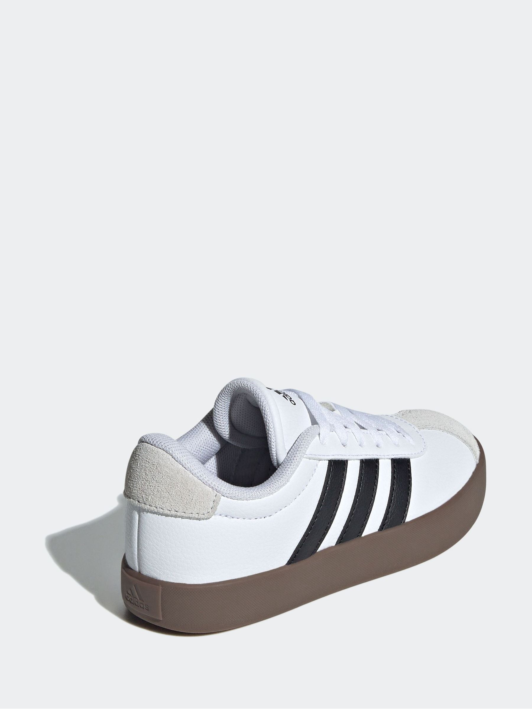 adidas White/Black VL Court 3.0 Trainers