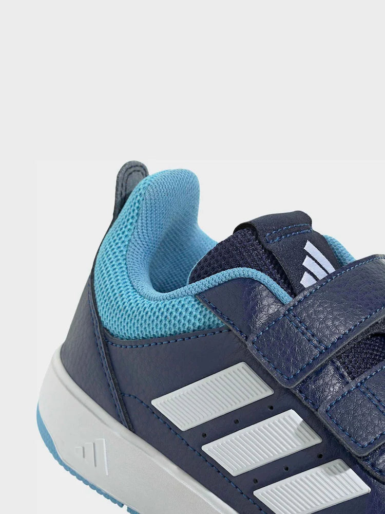 adidas Dark Blue Hook and Loop Tensaur Sport 3.0 Junior Trainers