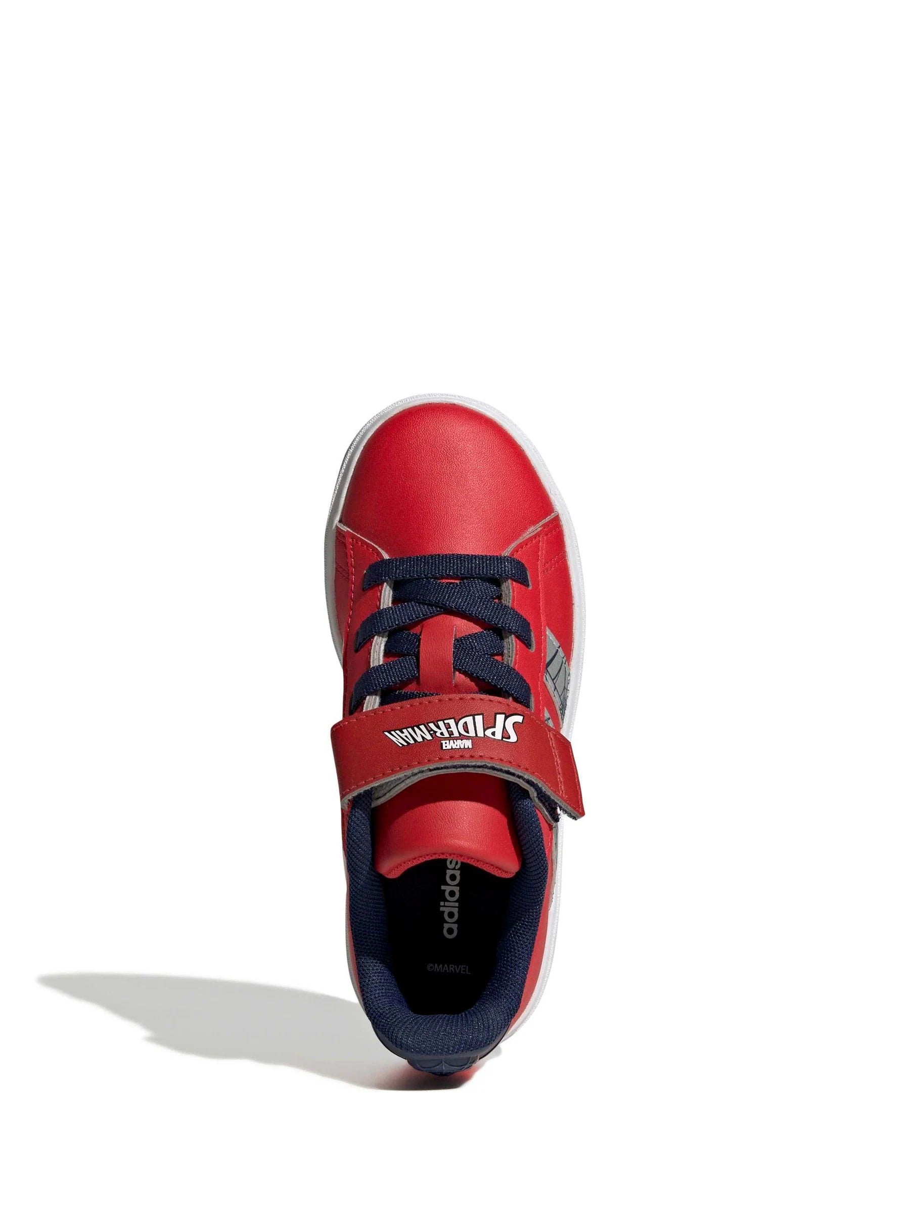 adidas Red Grand Court Spider-Man EL K Trainers
