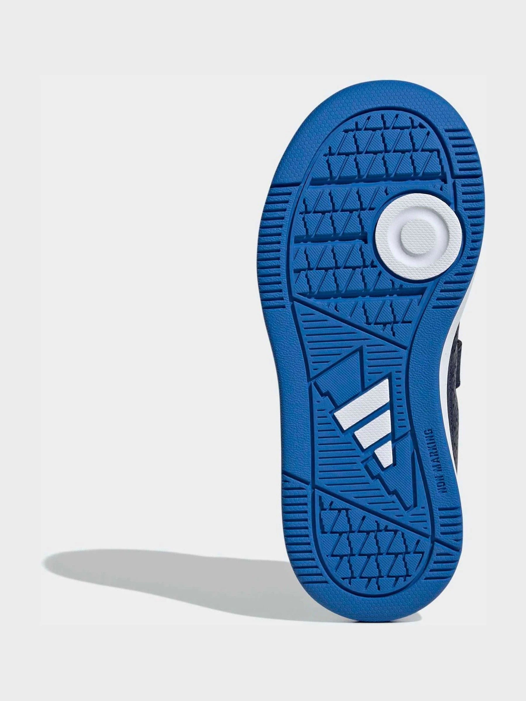 adidas Dark Blue/White Hook and Loop Tensaur Sport 3.0 Junior Trainers