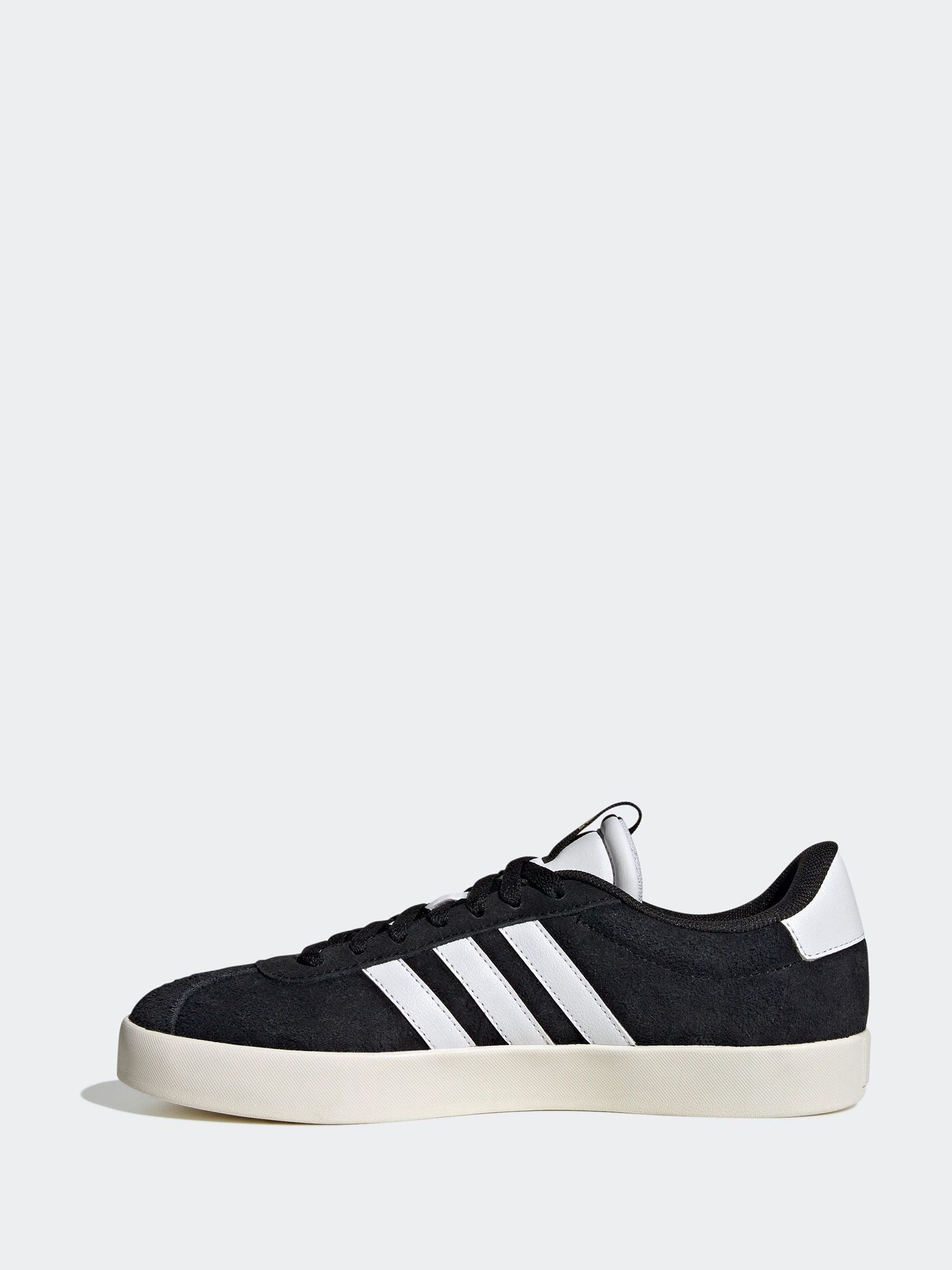 adidas Black Dark VL Court 3.0 Trainers
