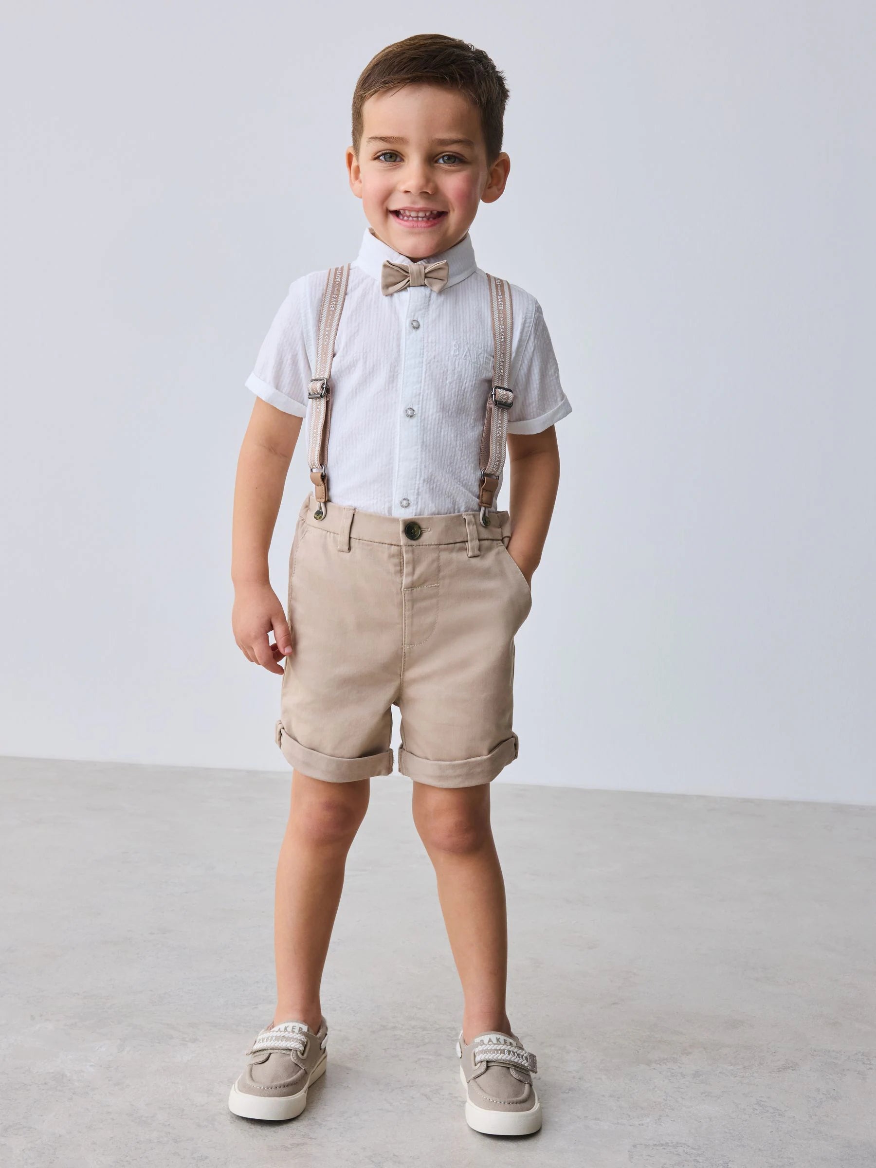 Baker by Ted Baker 3 Piece Shirt, Shorts and Braces Set