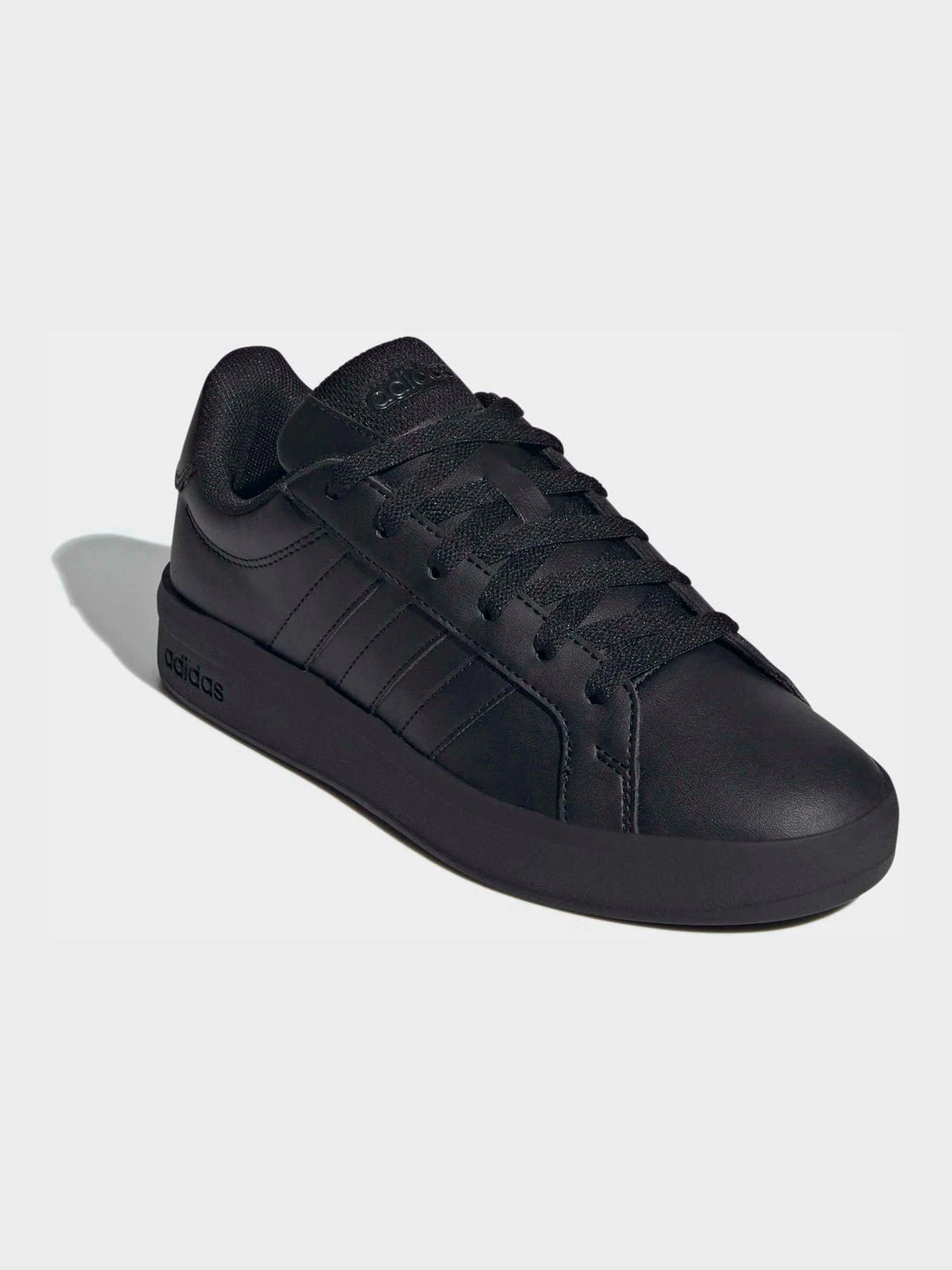 adidas Black Grand Court 3.0 Junior Trainers