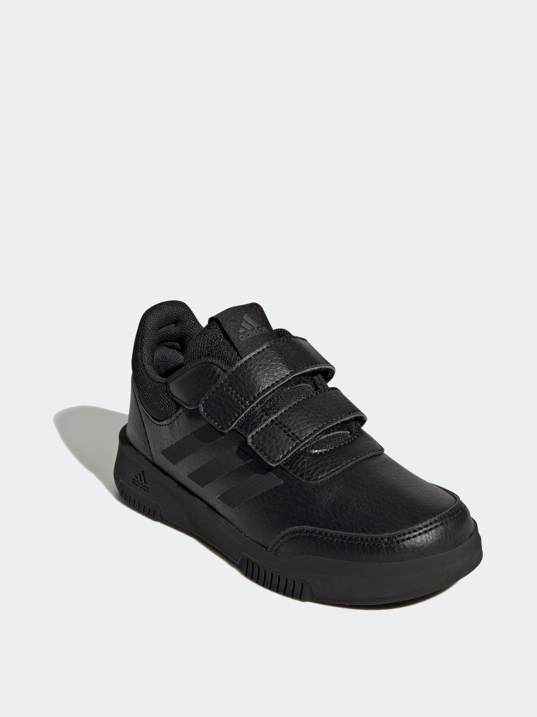 adidas Black Hook and Loop Tensaur Kids Trainers