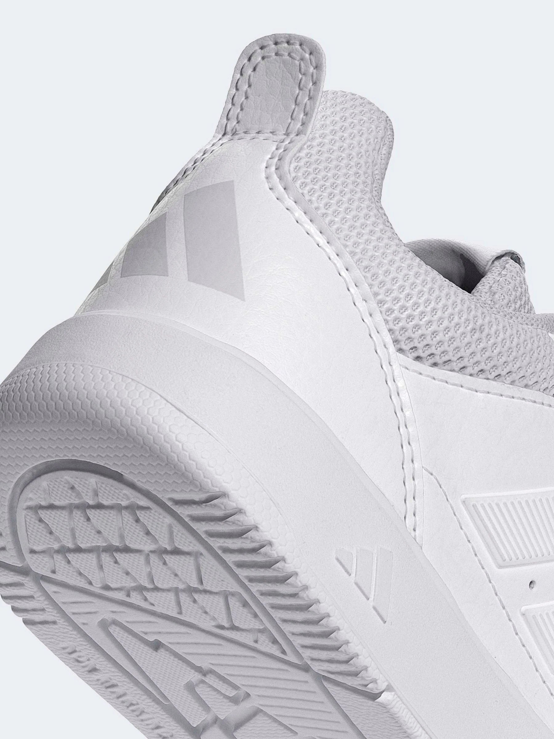 adidas White Hook and Loop Tensaur Sport 3.0 Junior Trainers